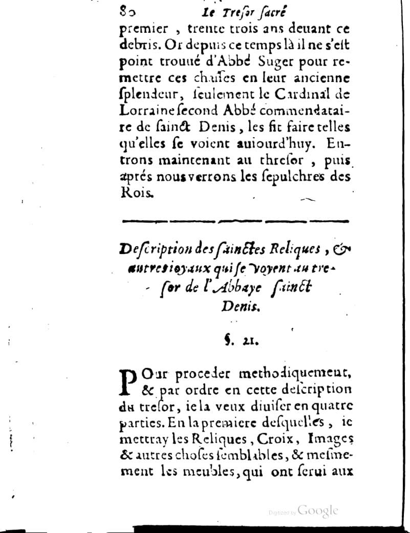 1636 - Jean Billaine - Trésor sacré ou inventaire des saintes reliques - British Library