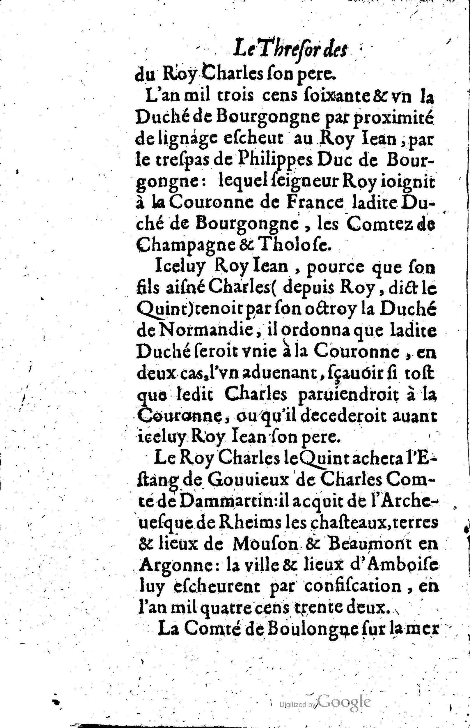 1619 - Jean Corrozet - Trésor des histoires de France - Anvers Musée Plantin-Moretus