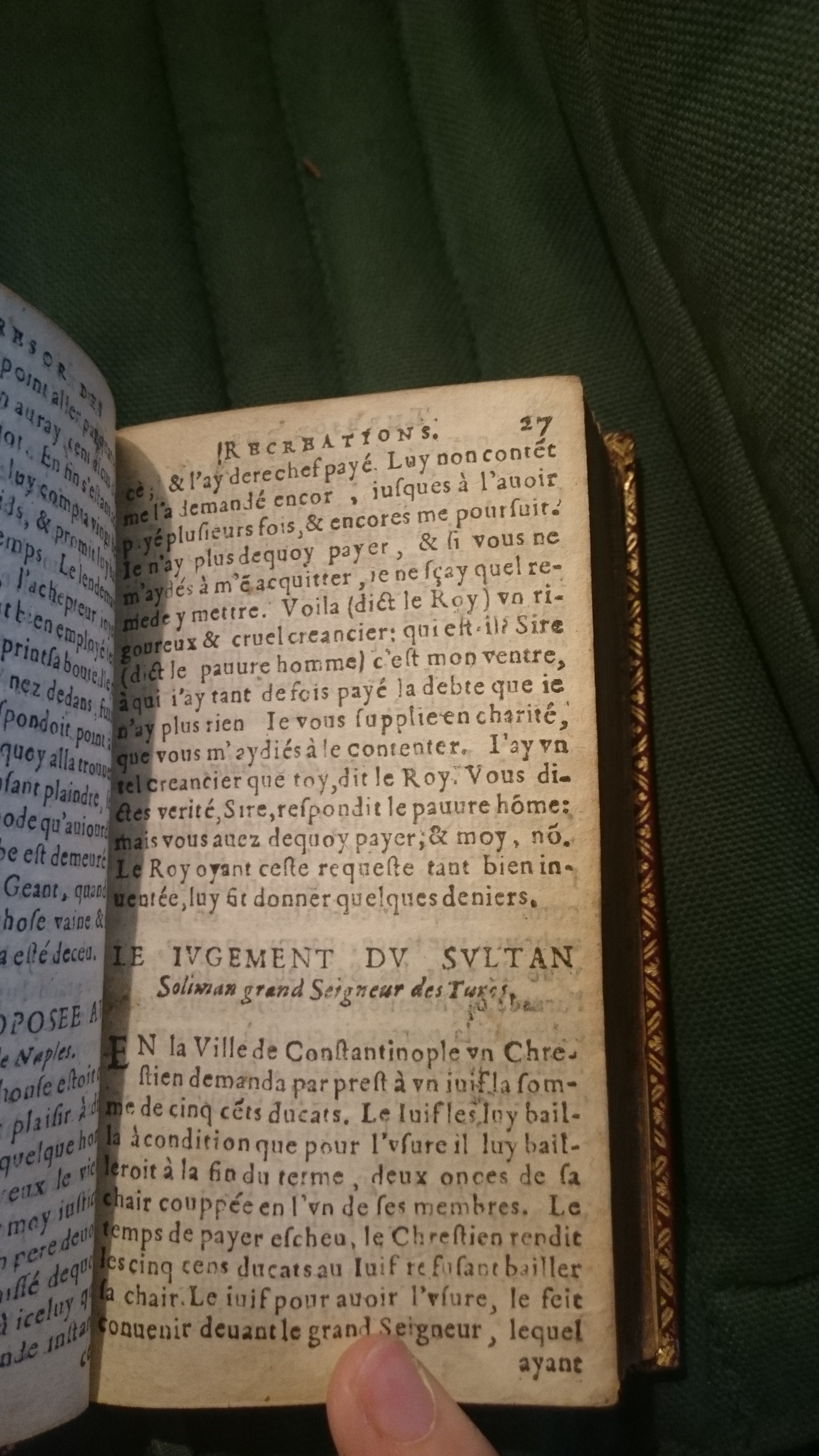 1635 - Martin Bogard - Trésor des récréations - BnF Arsenal