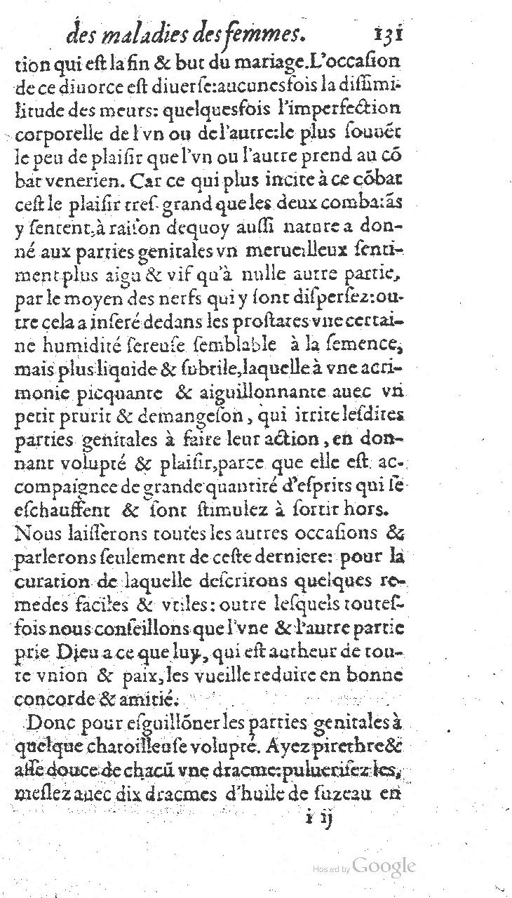 1585 - Jacques du Puis - Trésor des remèdes secrets pour les maladies des femmes - BnF