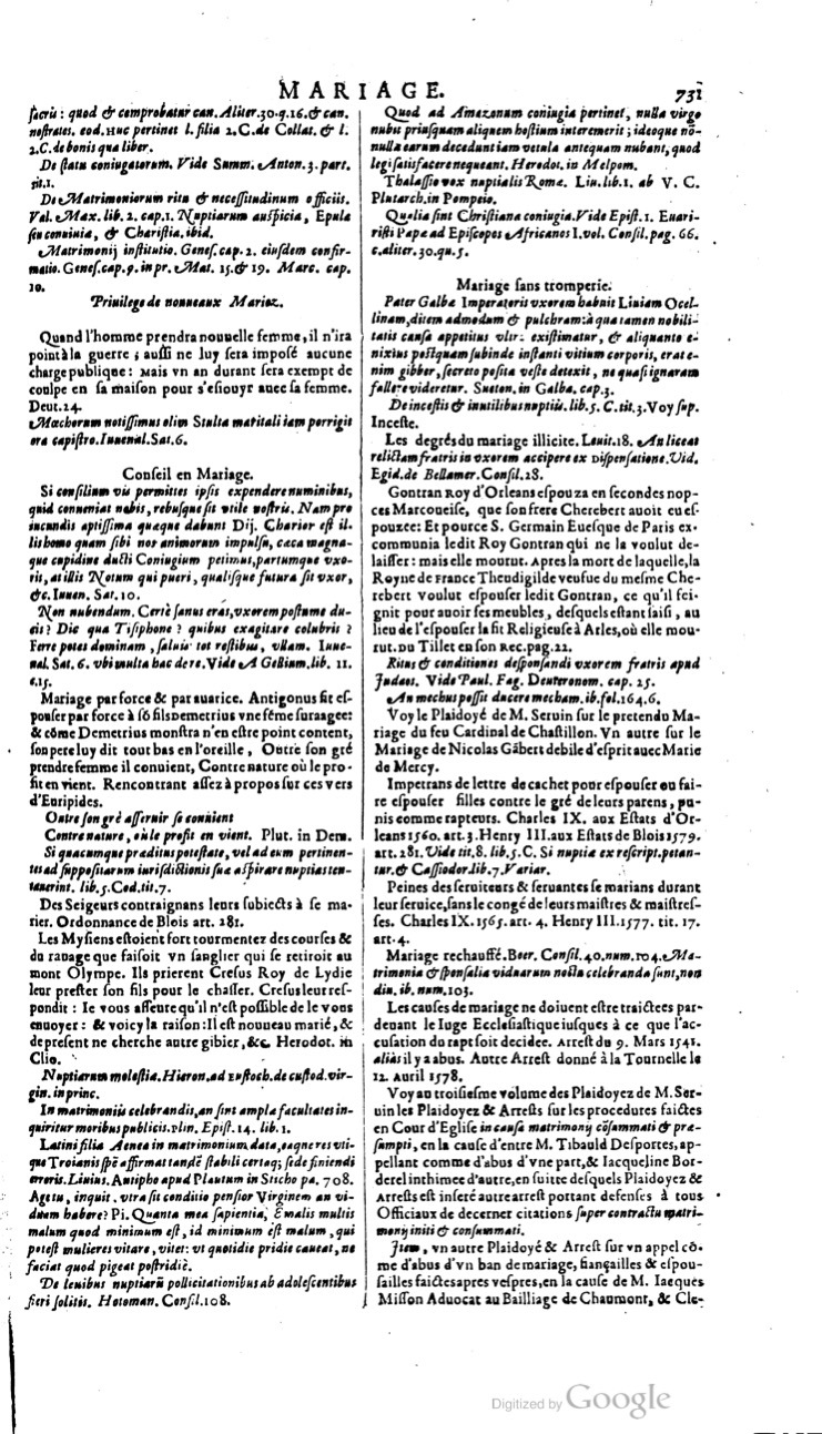 1629 - Veuve Nicolas Buon - Trésor du droit français (29620 T. 2) - BM Lyon