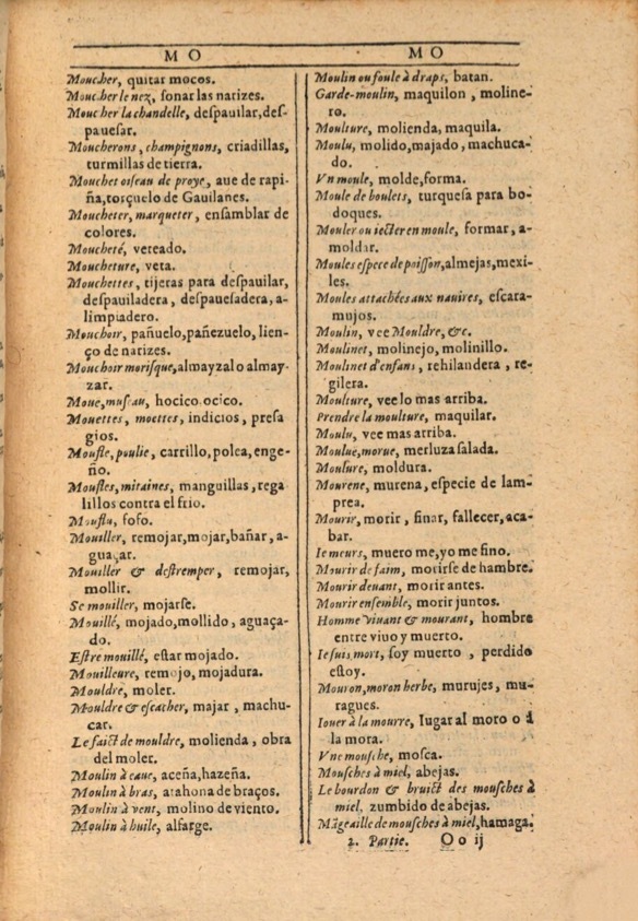 1607 - Marc Orry - Trésor des deux langues espagnole et française (Première et Seconde parties) - ÖNB Wien