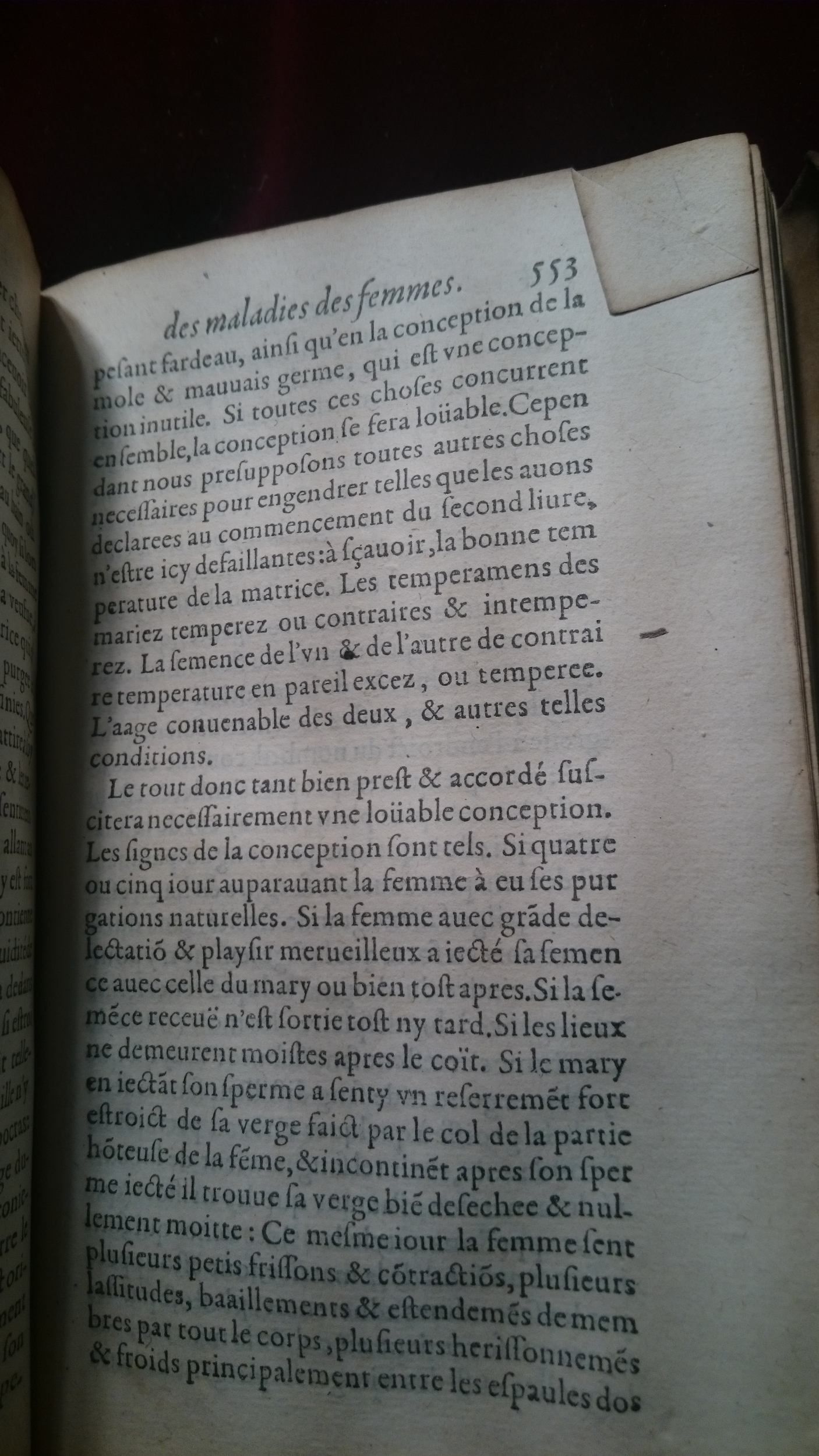 1587 - Jacques du Puis - Trésor des remèdes secrets pour les maladies des femmes - BM Amiens