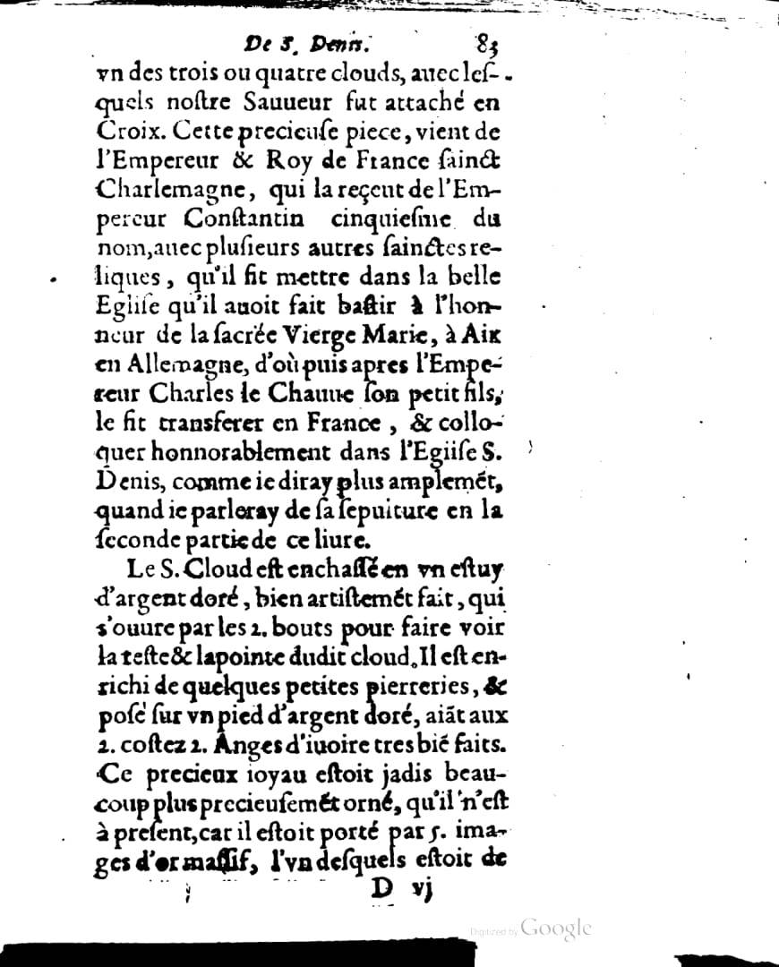1636 - Jean Billaine - Trésor sacré ou inventaire des saintes reliques - British Library