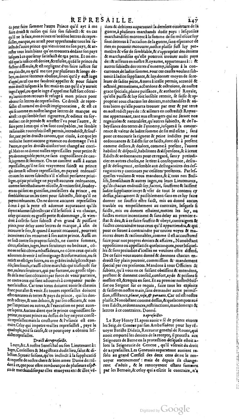 1629 - Veuve Nicolas Buon - Trésor du droit français (21754 T. 3) - BM Lyon