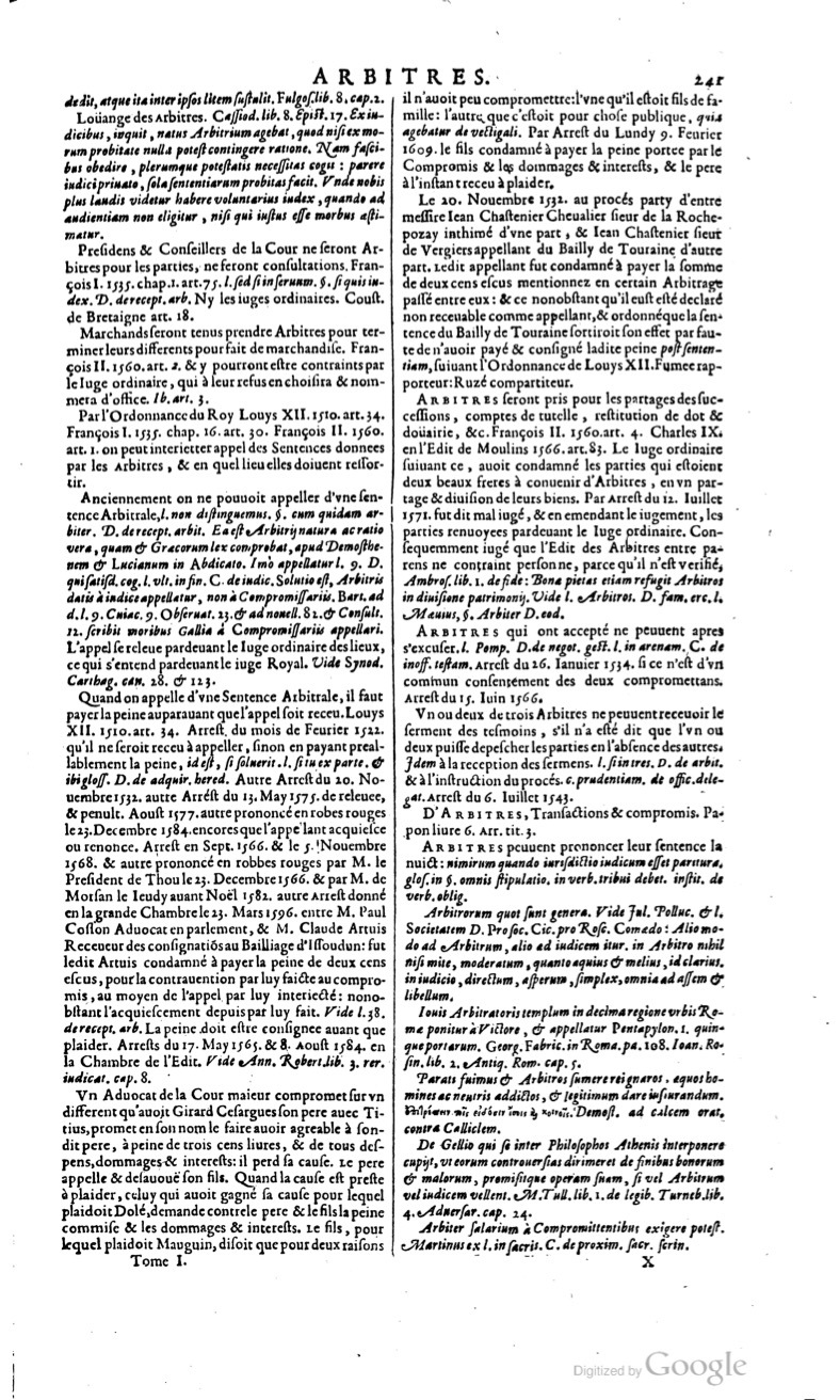 1629 - Veuve Nicolas Buon - Trésor du droit français (29620 T. 1) - BM Lyon