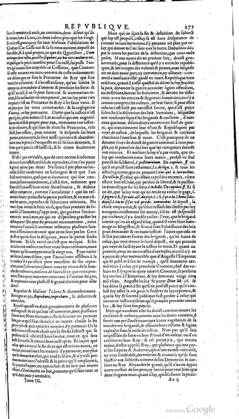 1629 - Veuve Nicolas Buon - Trésor du droit français (21754 T. 3) - BM Lyon
