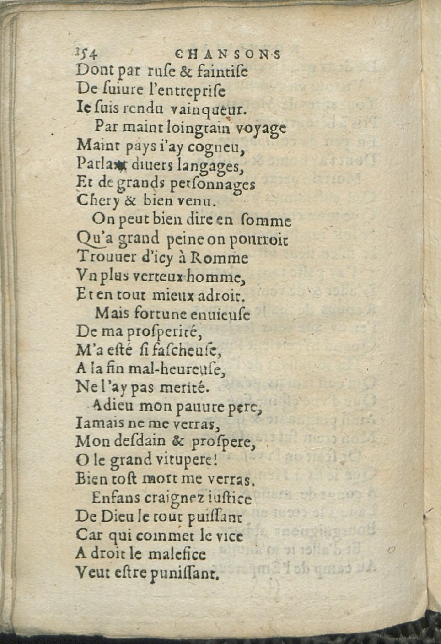 1575 - Pierre Brenouzet - Trésor de tous les recueils de chansons, tant amoureuses, rustiques, que musicales - Det KLG Copenhague