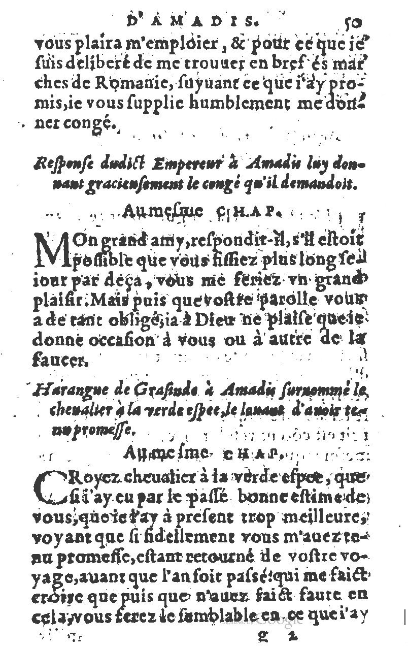 1582 - Jean Huguetan - Trésor des Amadis T. 1 - BM Lyon 1582 - Jean Huguetan - Trésor des Amadis T. 1 - BM Lyon