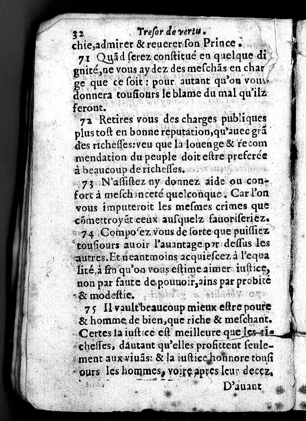 1592  - Giorgio Marescotti - Trésor de vertu - Arezzo
