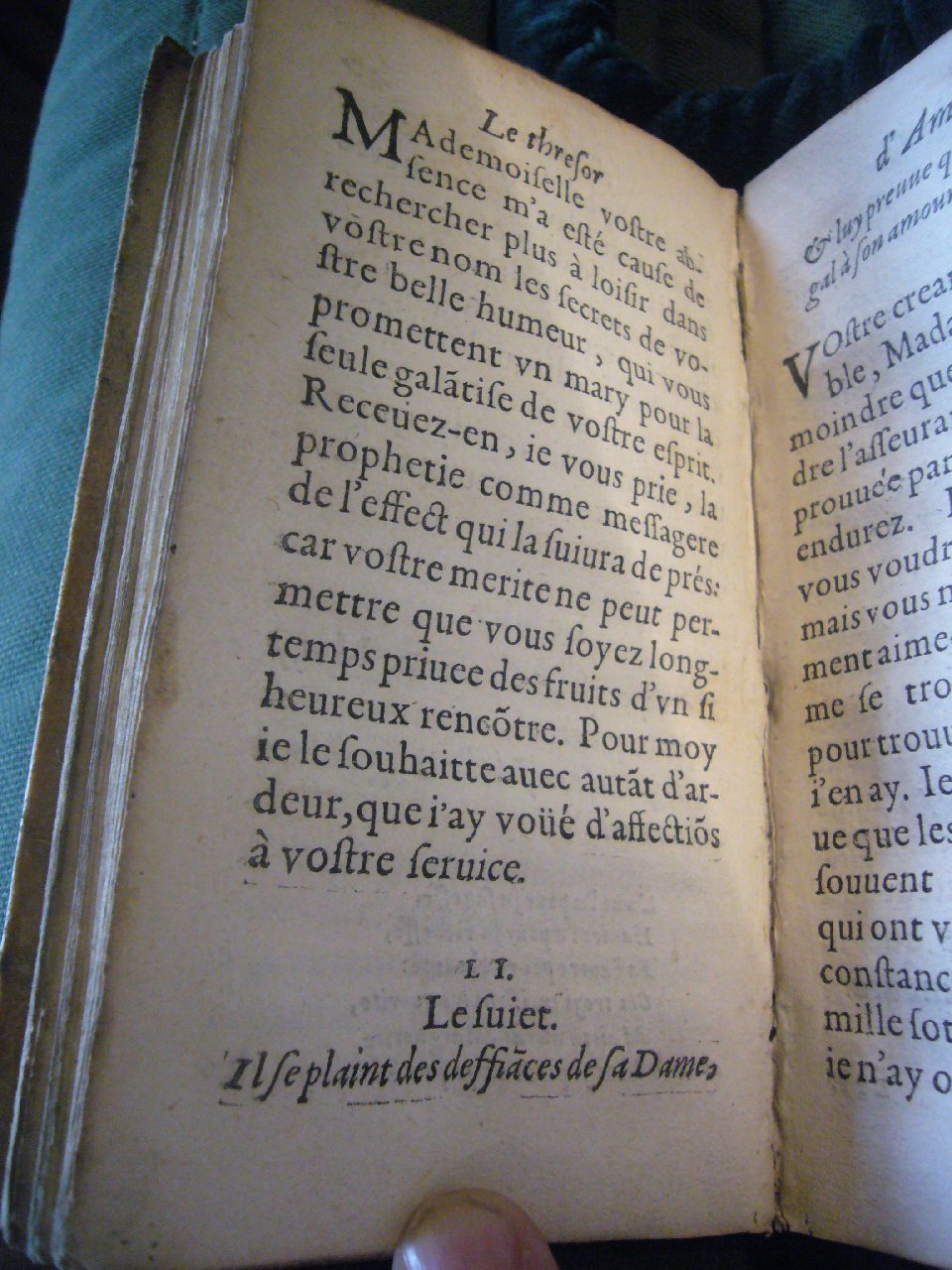 1597 - Matthieu Guillemot - Trésor d’amour - BnF Arsenal