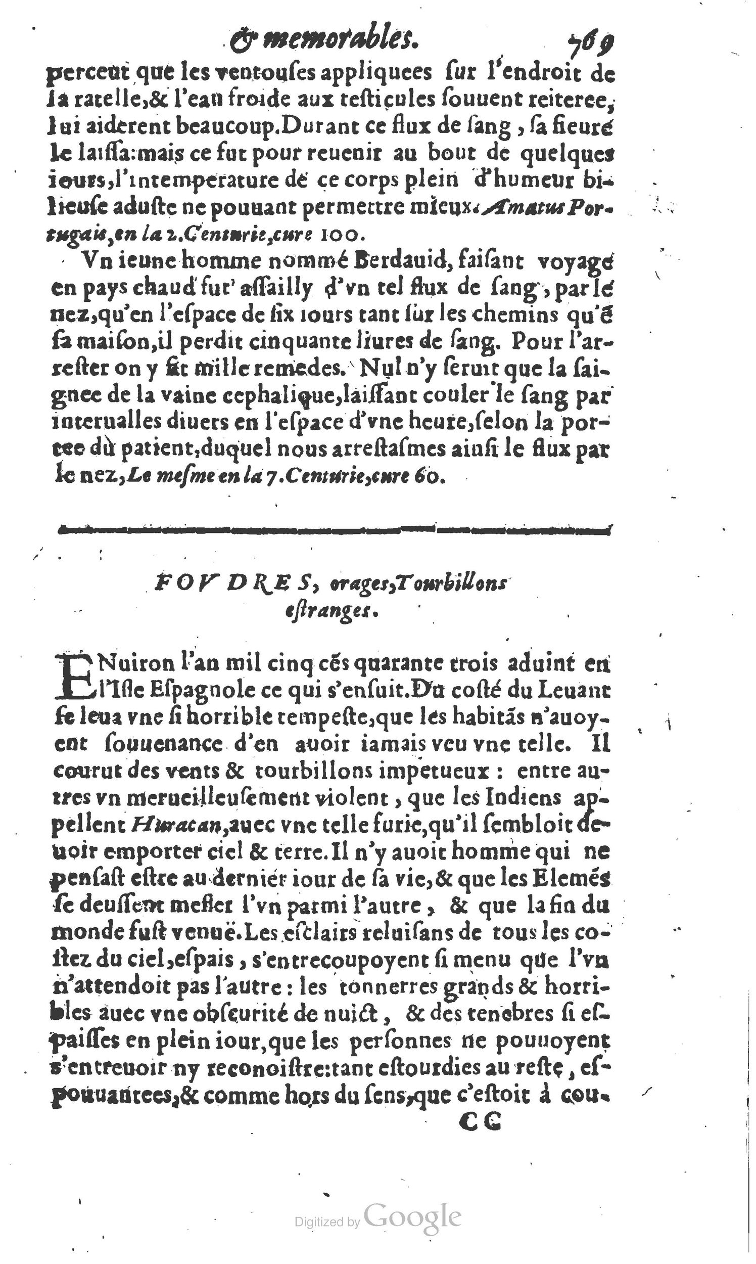 1610 - Paul Marceau - Trésor d’histoires admirables et mémorables - Princeton