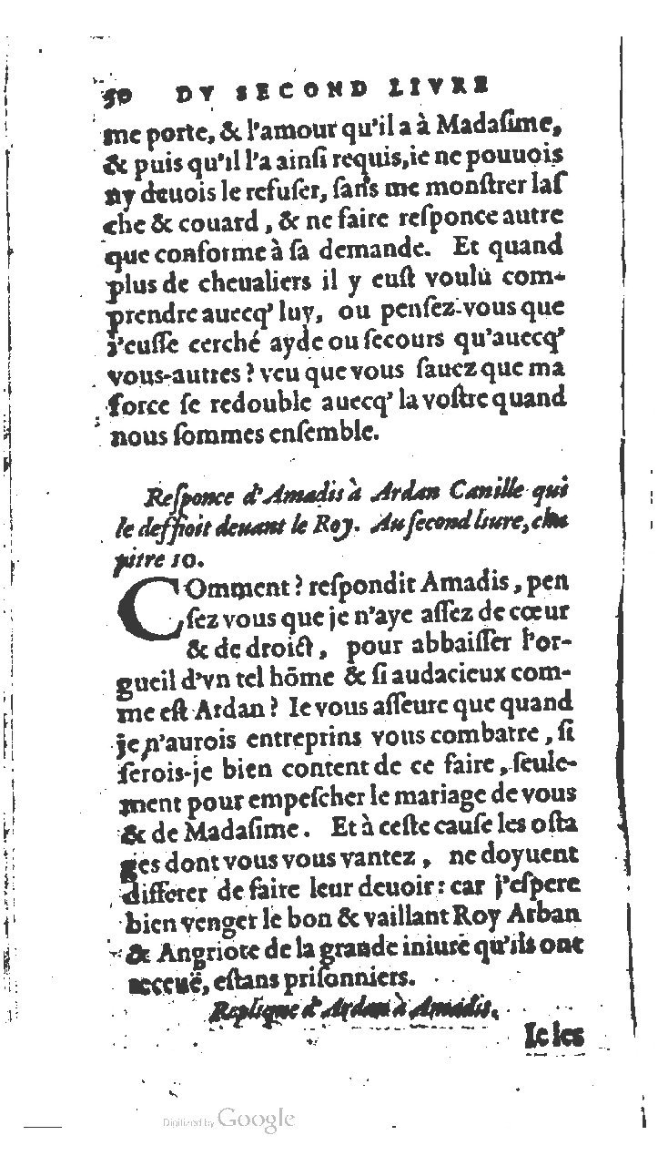1572 - Jan van Waesberghe - Trésor des Amadis - BNC Rome