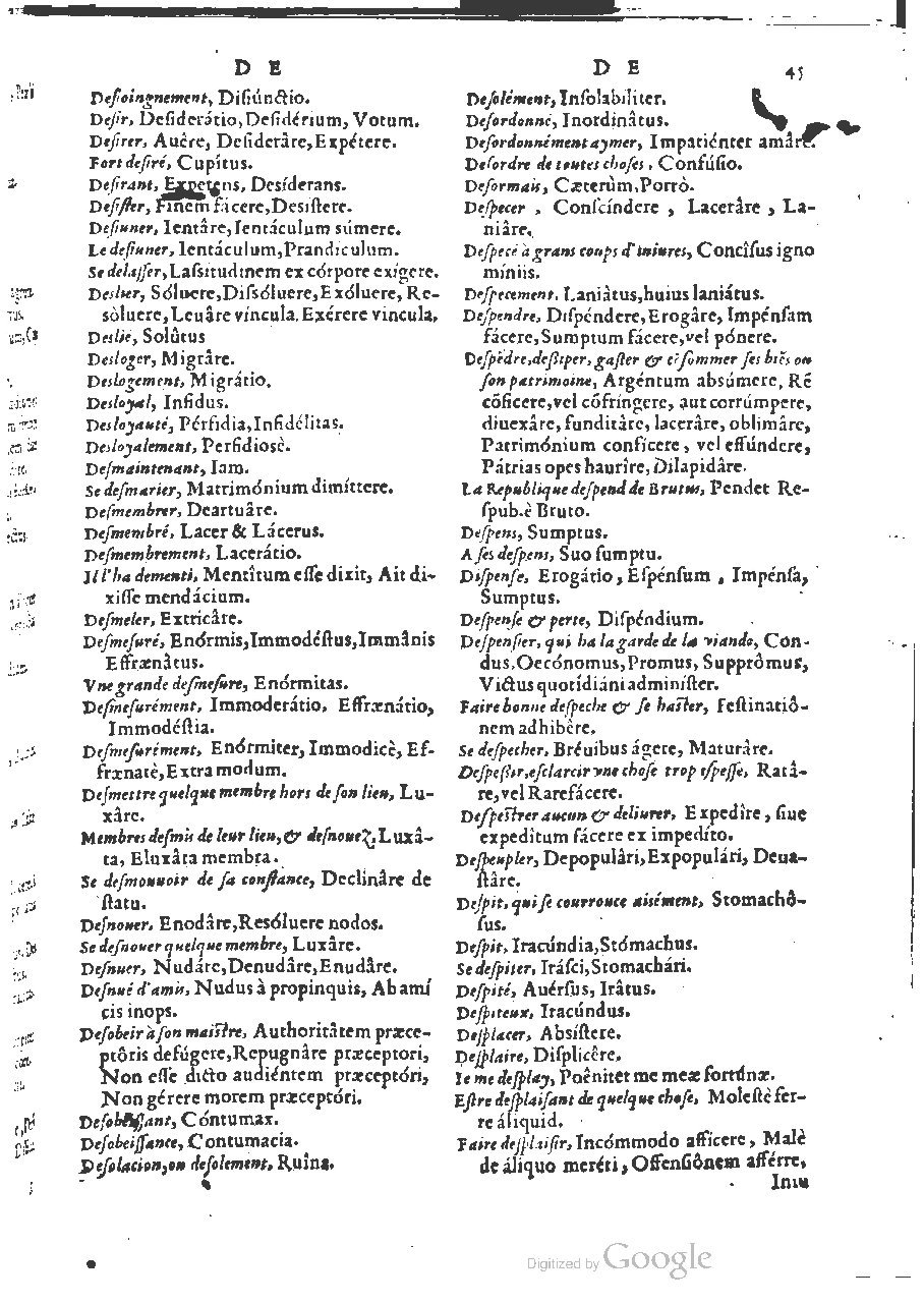 1564 - Henri Hylaire et Louis Cloquemin - Trésor des mots et traits français - BSB Munich