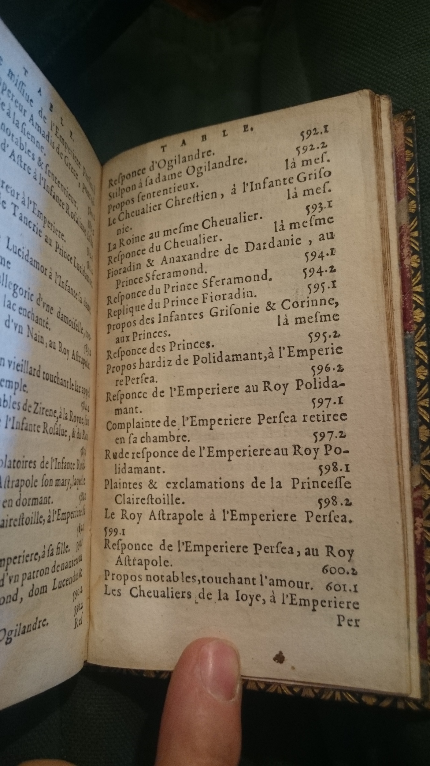 1582 - Jean Huguetan - Trésor des Amadis - BnF Arsenal