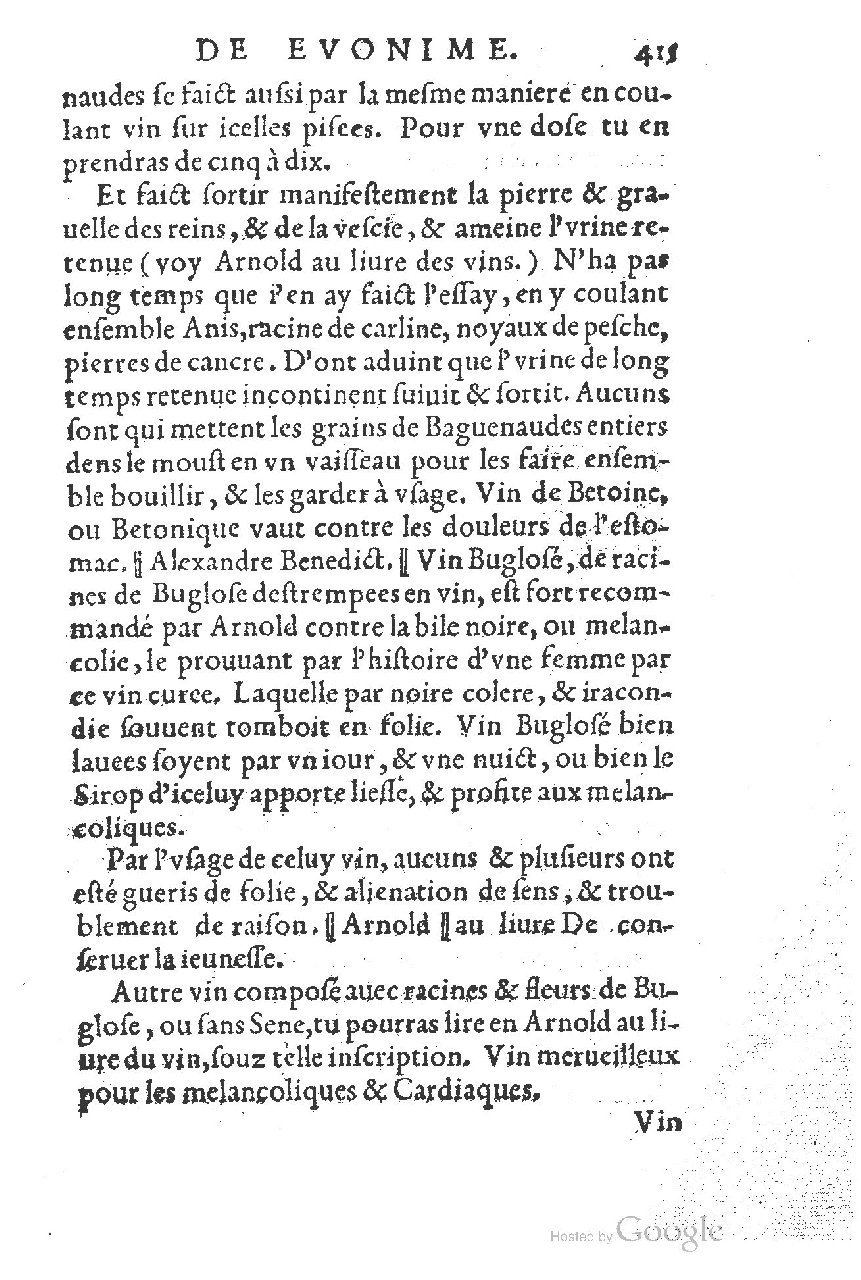 1557 - Antoine Vincent - Trésor d’Evonyme Philiatre - UC Madrid