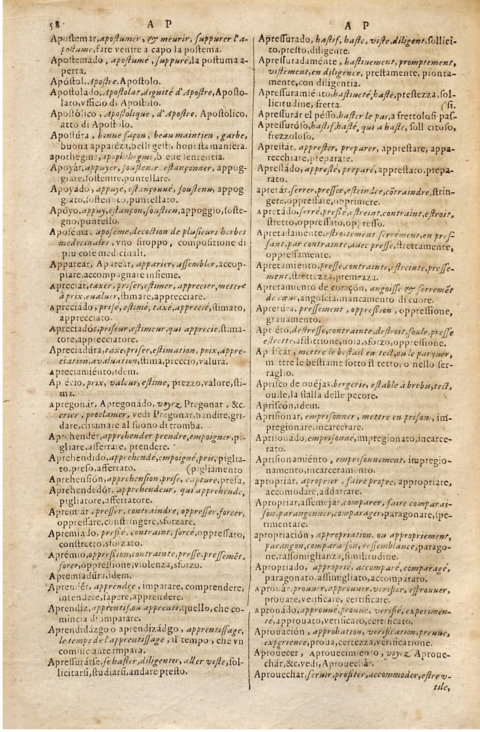1627 - Jacques Crespin - Trésor des trois langues - Regensburg