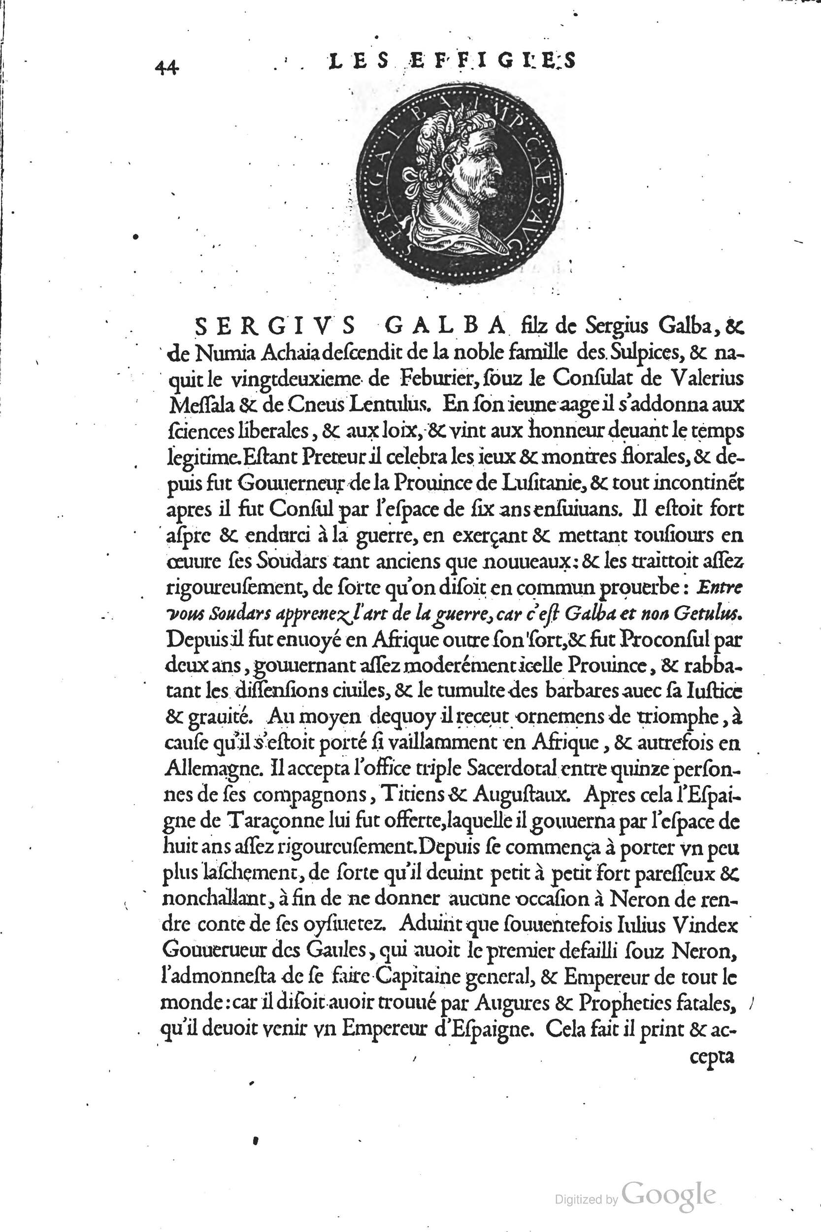 1553 - Jacopo Strada et Thomas Guérin - Épitome du Trésor des antiquités - Prague