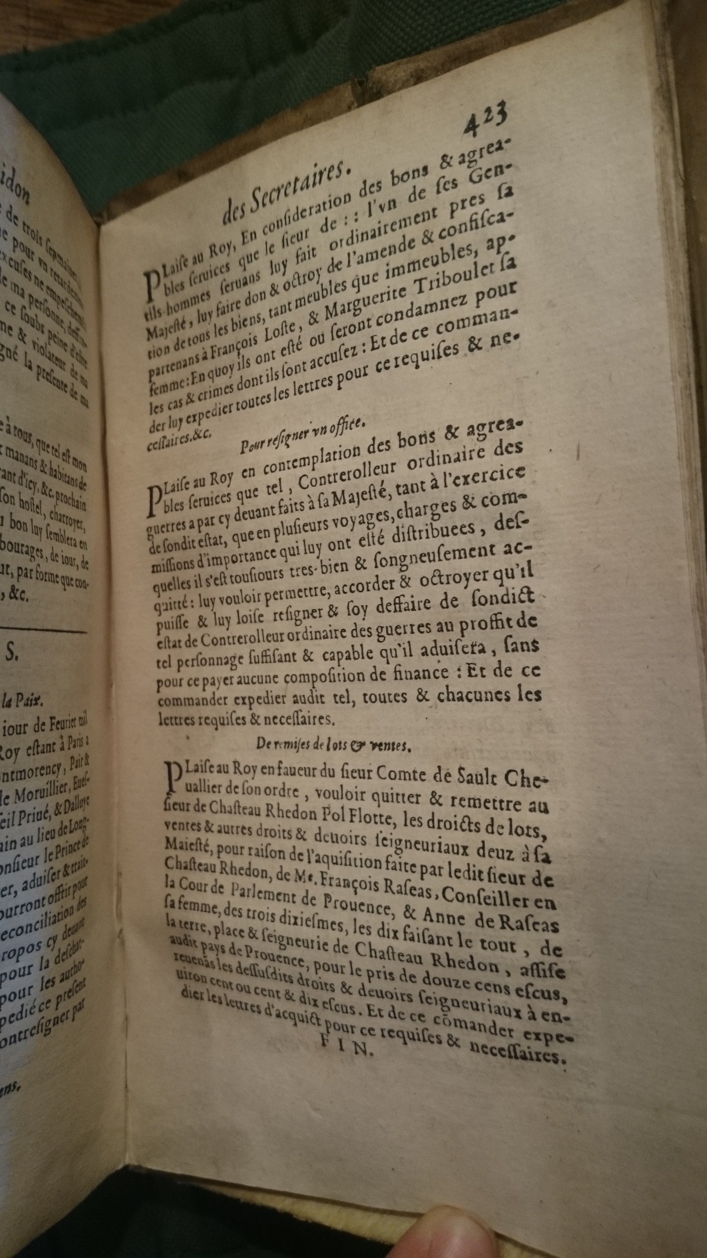 1599 - Abel Langelier - Trésor du nouveau style et protocole de chancellerie - BnF