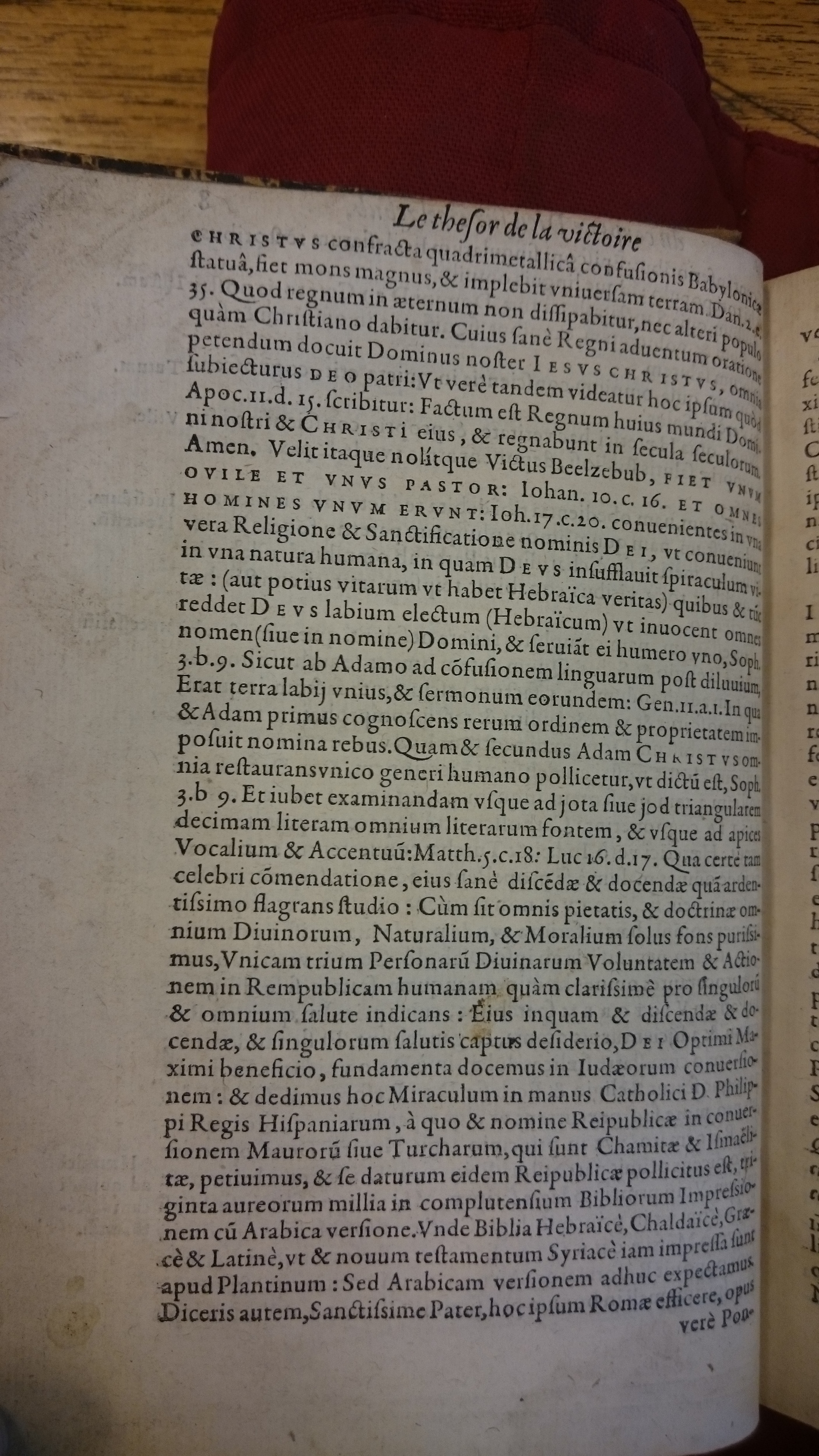 1578 - Nicolas Chesneau - Trésor et entière histoire de la triomphante victoire du corps de Dieu sur l’esprit malin - BM Lyon