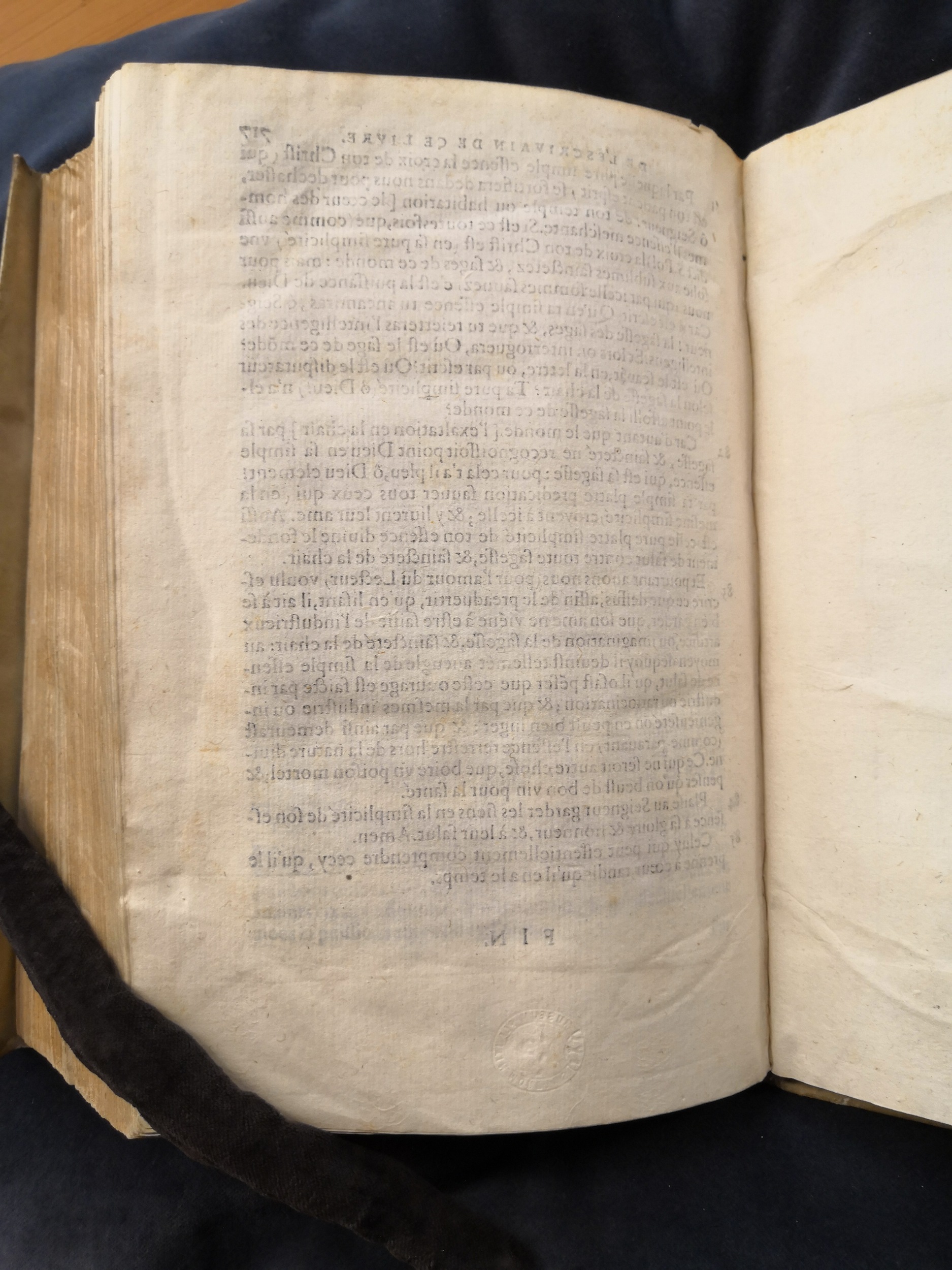 1581c. - Christophe Plantin - Le Livre des témoignages du Trésor caché au champ - Anvers Musée Plantin-Moretus