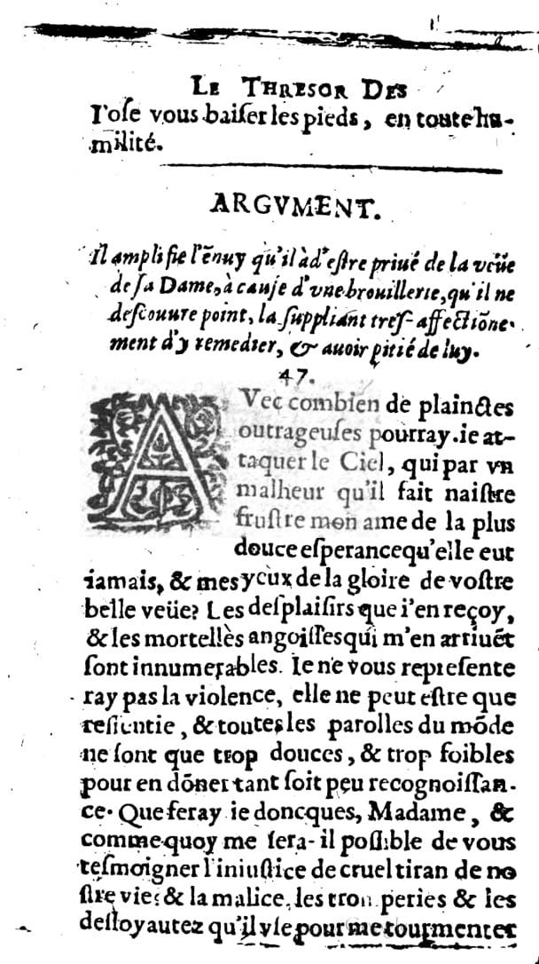 1624 - Nicolas Oudot - Trésor des lettres douces et amoureuses - BNC Florence