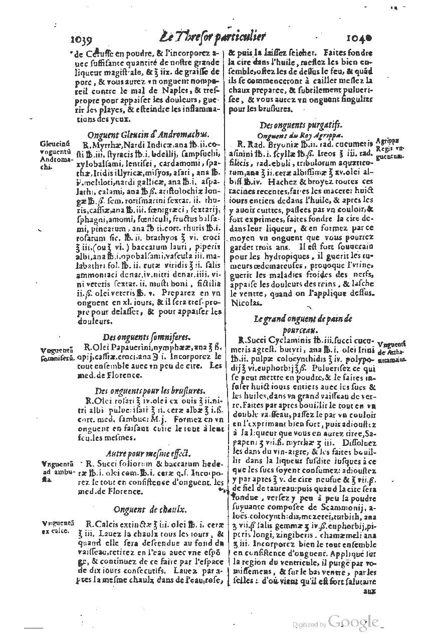 1616 - Étienne Gamonet - Grand trésor ou dispensaire - BSB Munich 1616 - Étienne Gamonet - Grand trésor ou dispensaire - BSB Munich