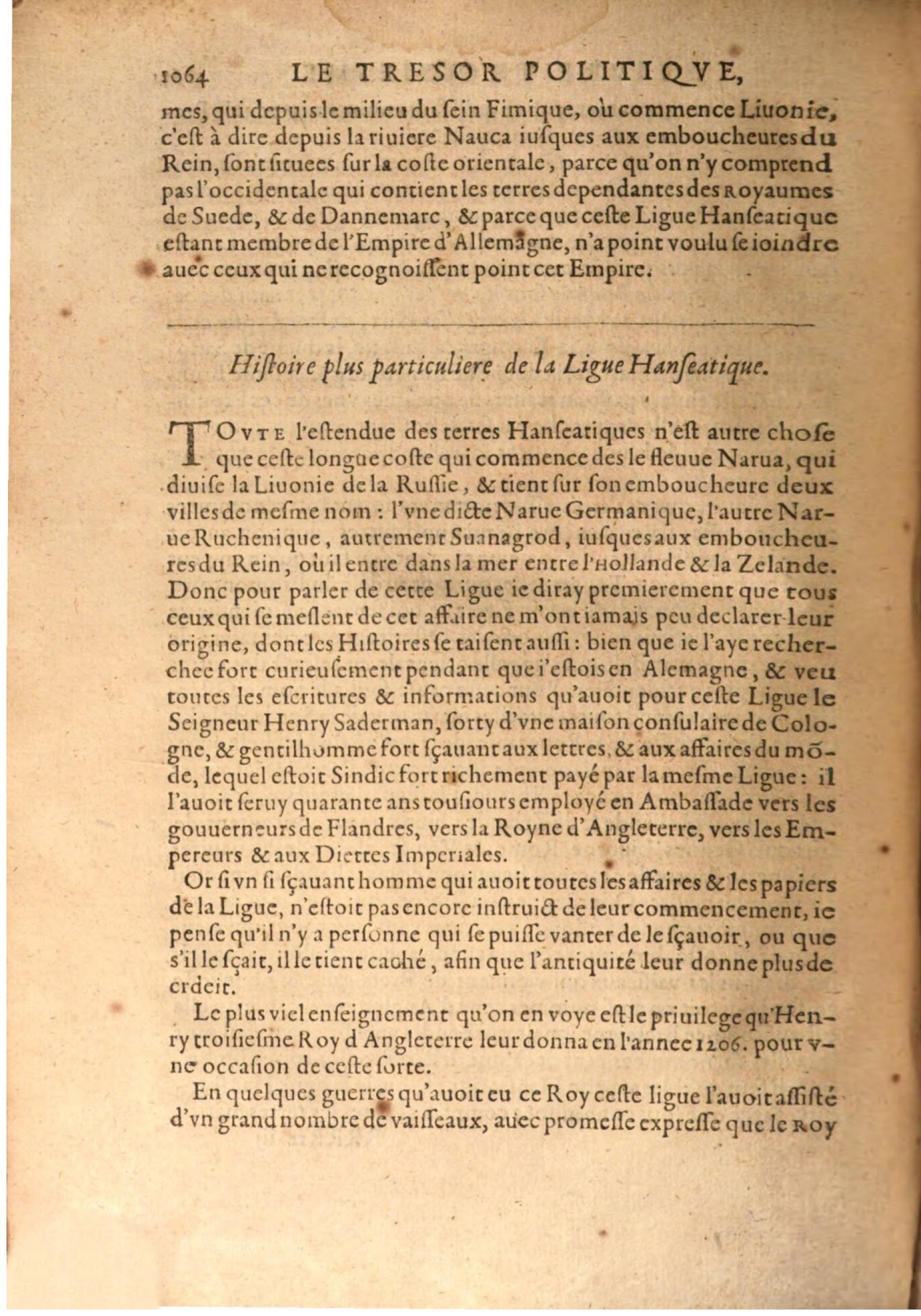 1608 - Nicolas Du Fossé - Trésor politique - BSB Munich