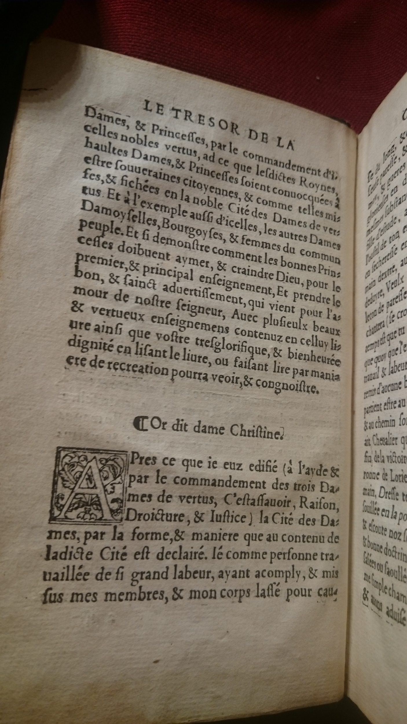 1536 - Denis Janot - Trésor de la cité des dames - BnF