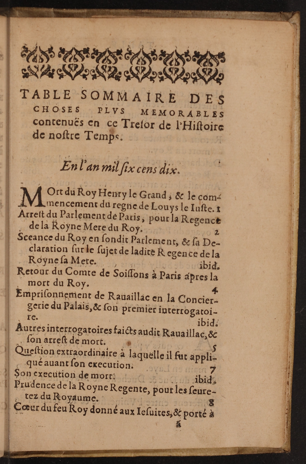 1626 - Joseph Bouillerot - Trésor de l’histoire générale de notre temps - BnF Arsenal