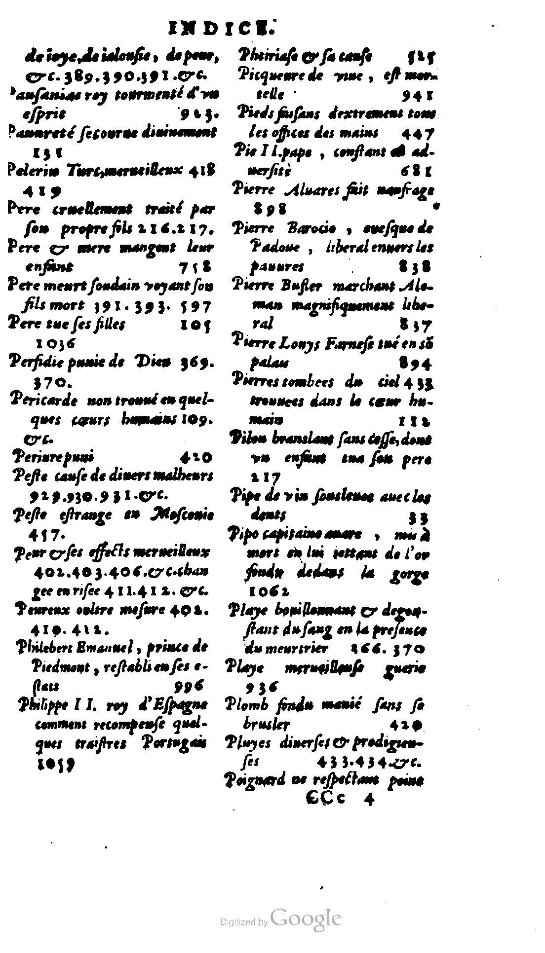 1620 - Samuel Crespin - Trésor d’histoires admirables et mémorables - BCU Lausanne