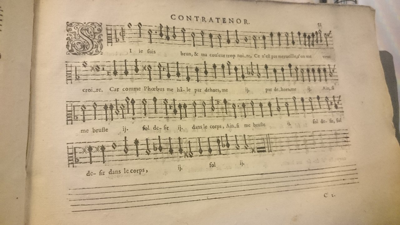 1594 - [Pierre de Saint-André] - Trésor de musique d’Orlande de Lassus, Contratenor - British Library