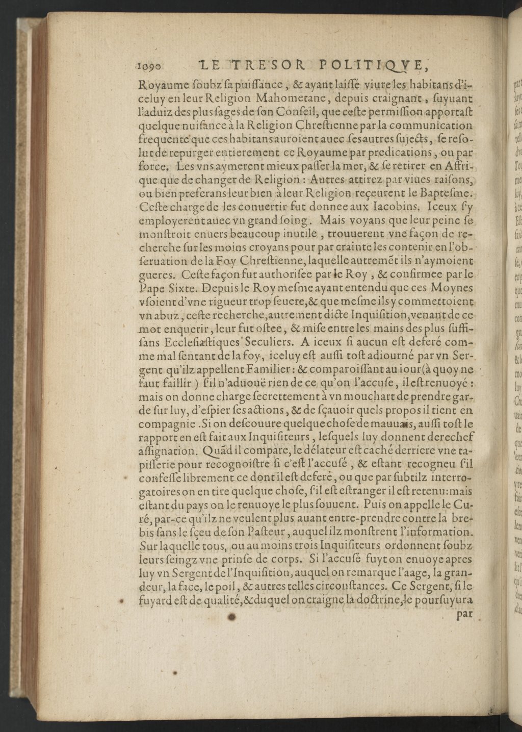 1608 - Nicolas Du Fossé - Trésor politique - BnF Tolbiac