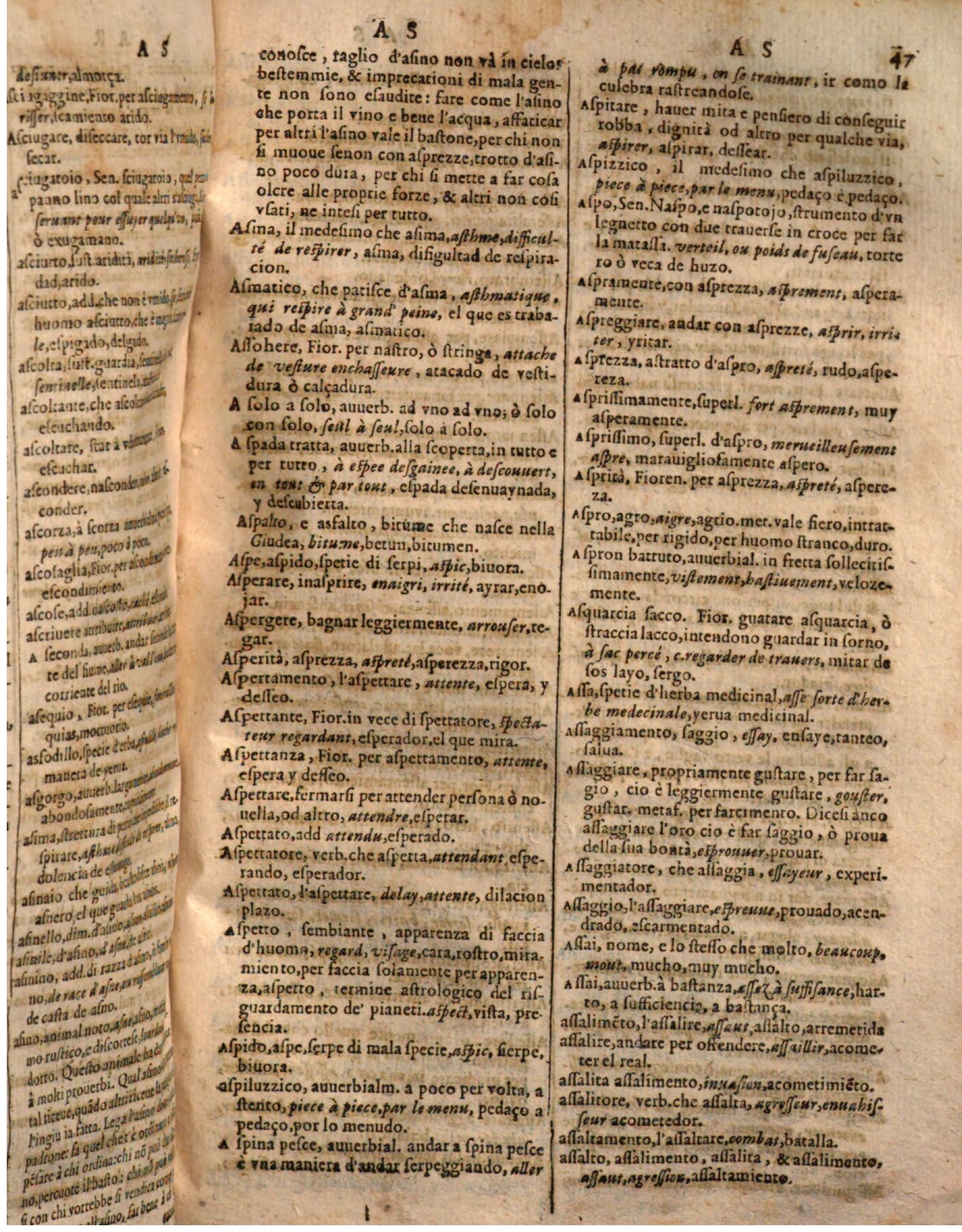 1644 - Jacques Crespin - Trésor des trois langues - Passau 1644 - Jacques Crespin - Trésor des trois langues - Passau