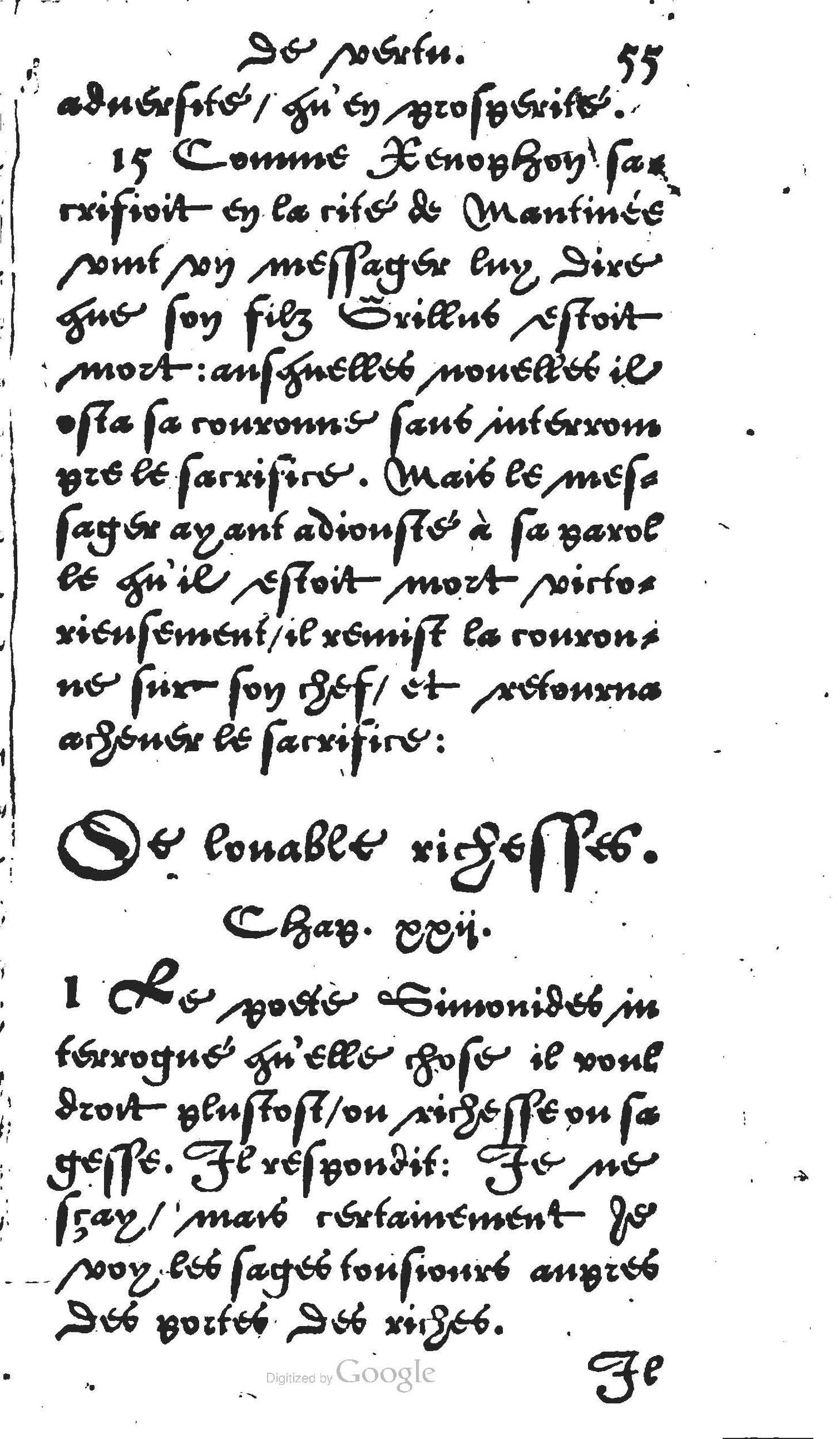1560 - Jean Bellère - Trésor de vertu - Det Kongelige Bibliotek