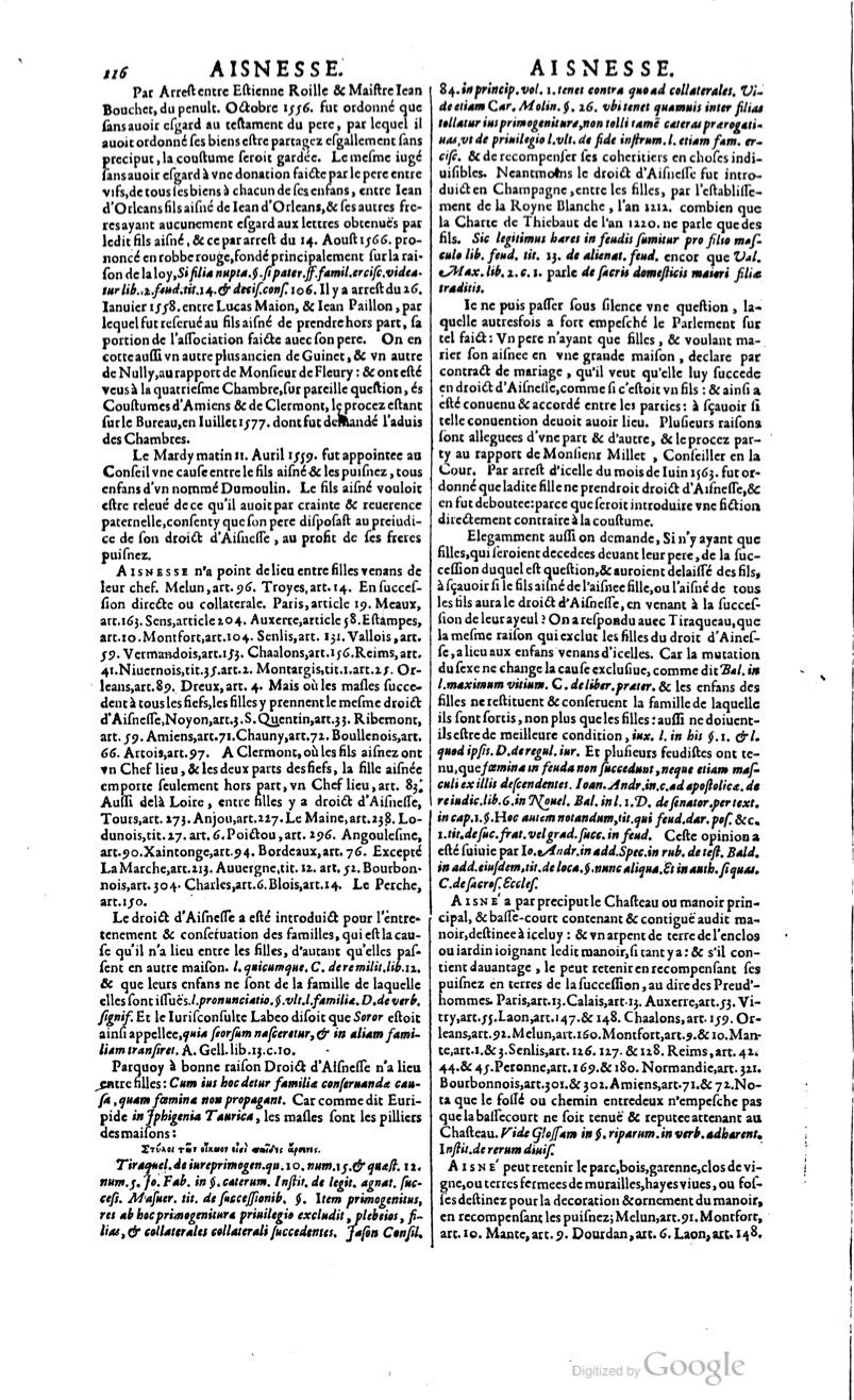 1629 - Veuve Nicolas Buon - Trésor du droit français (29620 T. 1) - BM Lyon