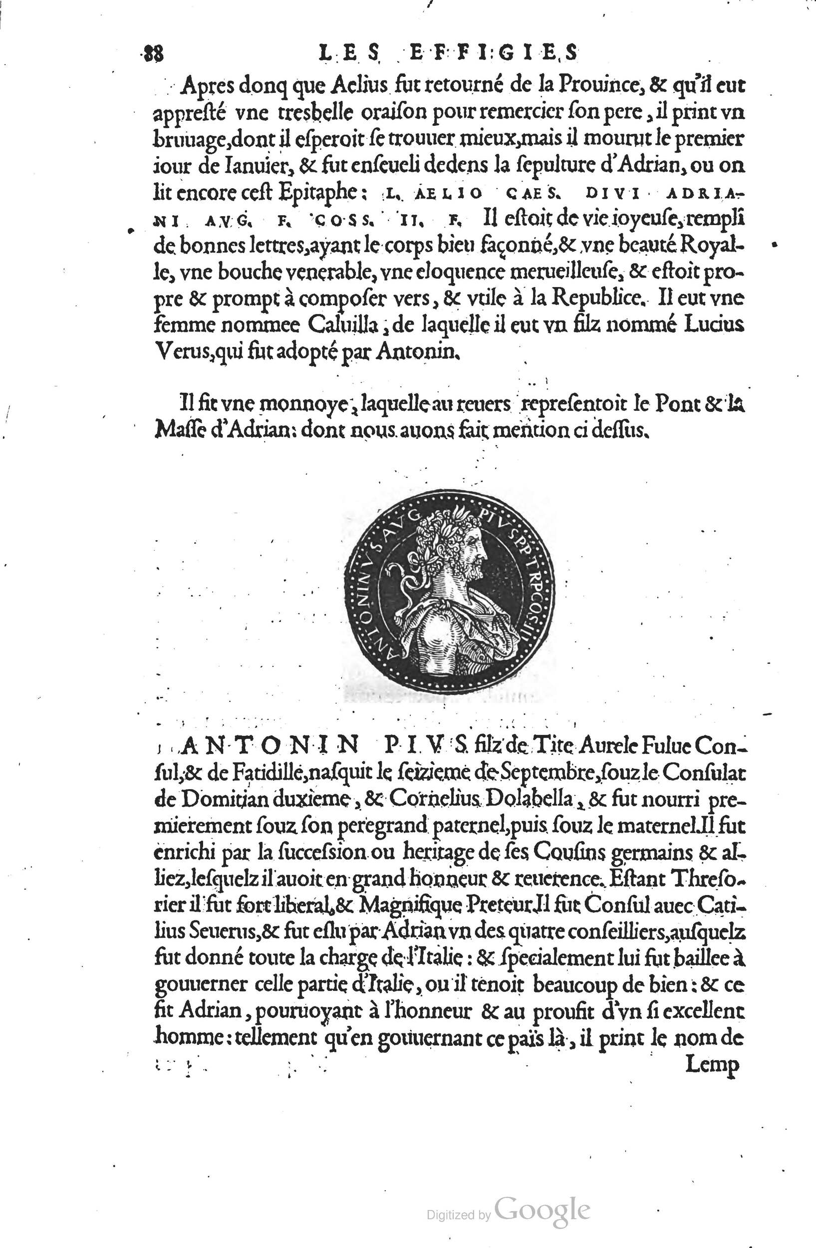 1553 - Jacopo Strada et Thomas Guérin - Épitome du Trésor des antiquités - Prague