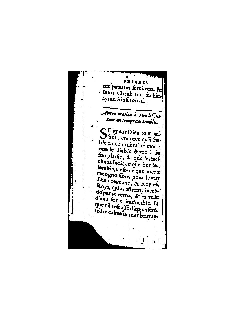 1596 - Guillaume Auvray - Trésor des prières, oraisons et instructions chrétiennes - BnF
