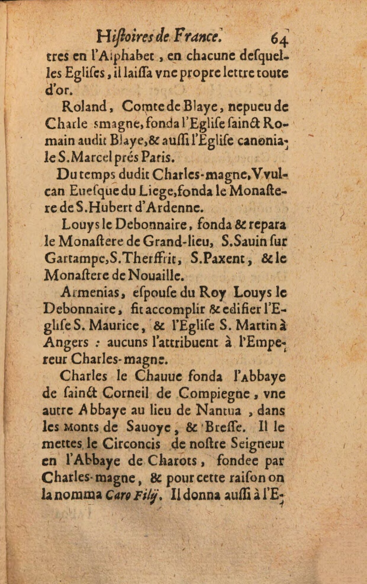 1639 - Jean Corrozet - Trésor des histoires de France - BSB Munich 1639 - Jean Corrozet - Trésor des histoires de France - BSB Munich