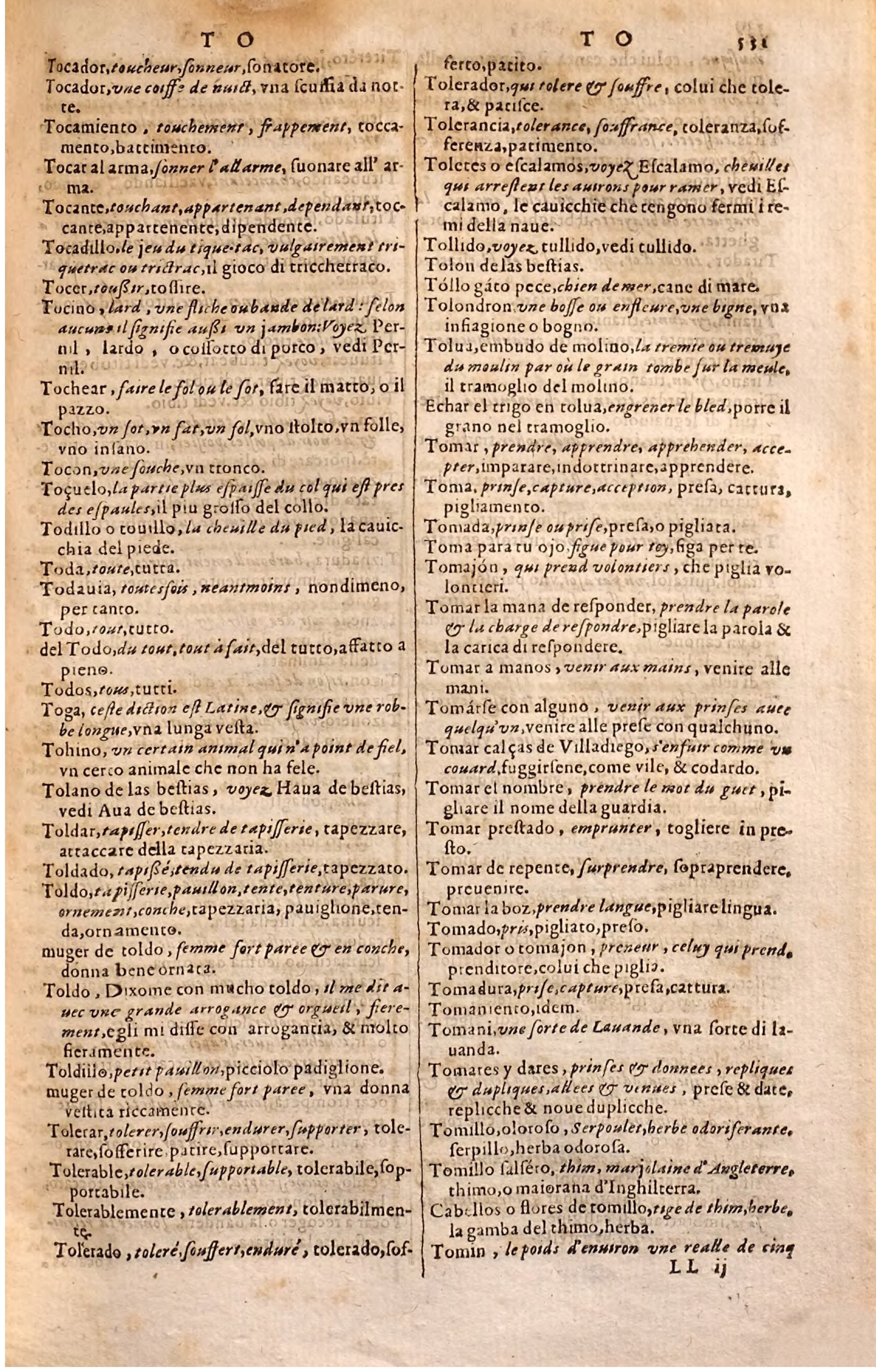 1627 - Jacques Crespin - Trésor des trois langues - Regensburg