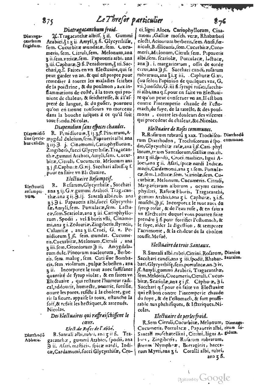 1616 - Étienne Gamonet - Grand trésor ou dispensaire - BSB Munich