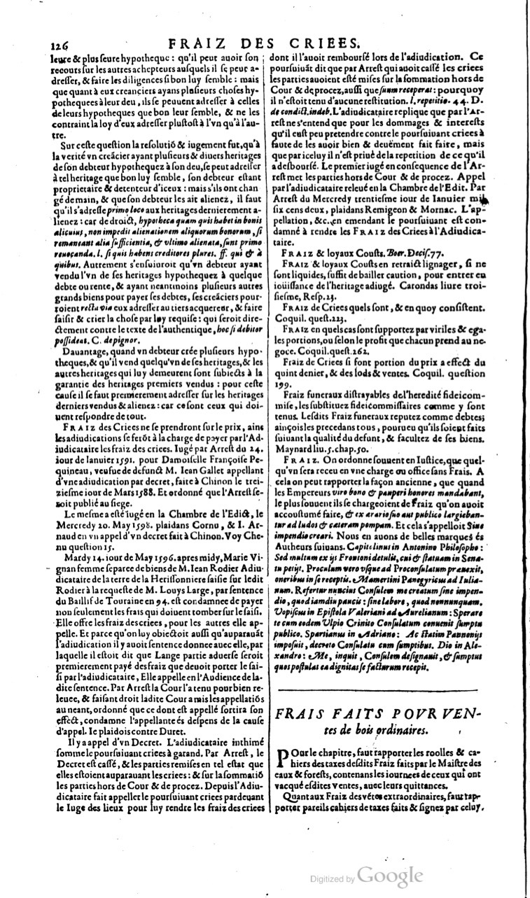 1629 - Veuve Nicolas Buon - Trésor du droit français (21754 T. 2) - BM Lyon 1629 - Veuve Nicolas Buon - Trésor du droit français (21754 T. 2) - BM Lyon