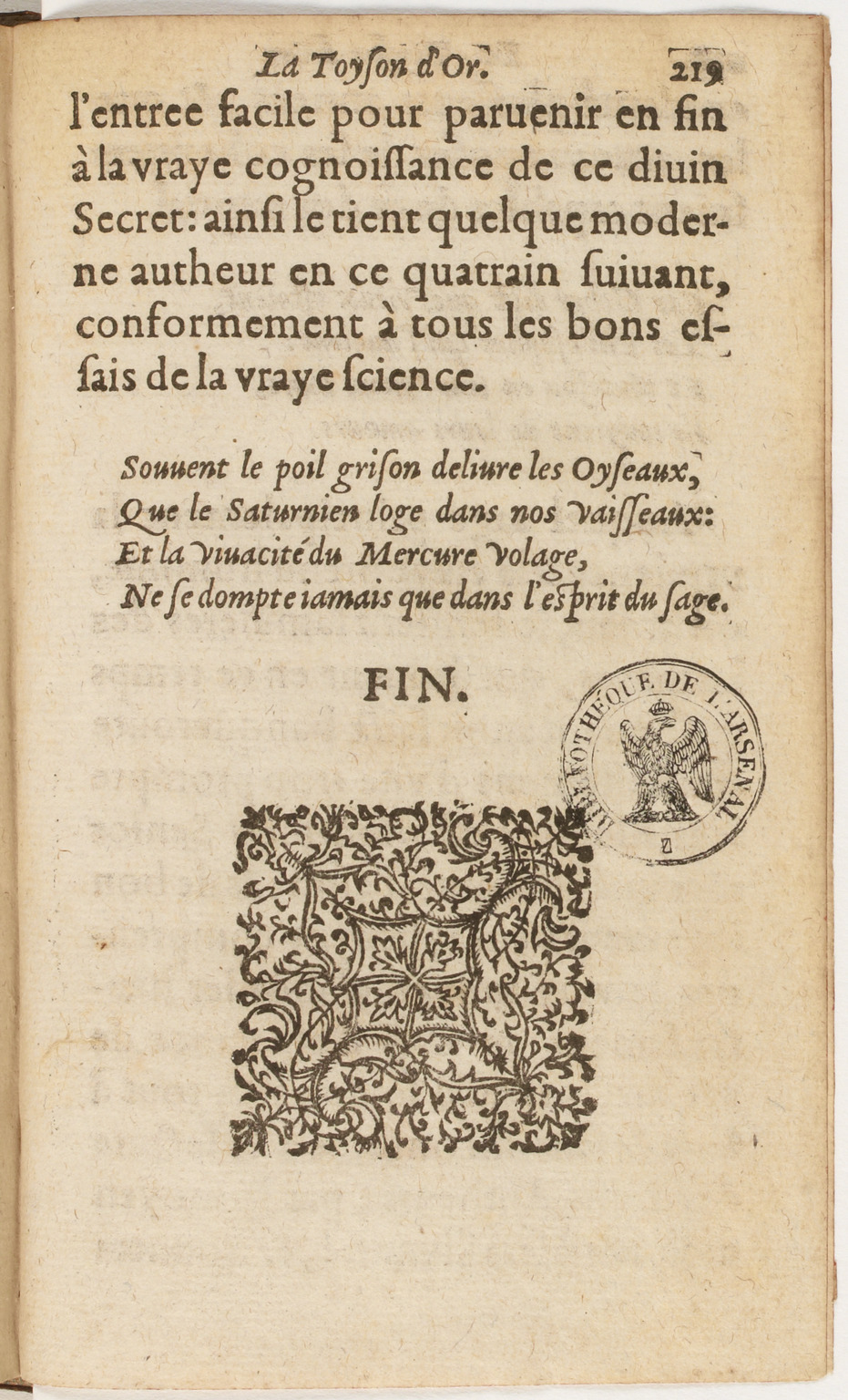 1612 - Charles Sevestre - Toison d’or ou la fleur des Trésors - BnF 1612 - Charles Sevestre - Toison d’or ou la fleur des Trésors - BnF