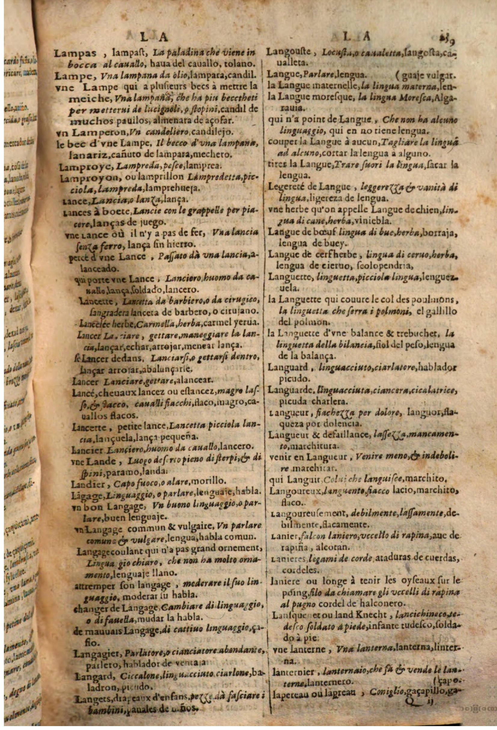 1644 - Jacques Crespin - Trésor des trois langues - Passau 1644 - Jacques Crespin - Trésor des trois langues - Passau