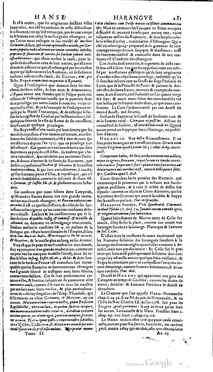 1629 - Veuve Nicolas Buon - Trésor du droit français (21754 T. 2) - BM Lyon