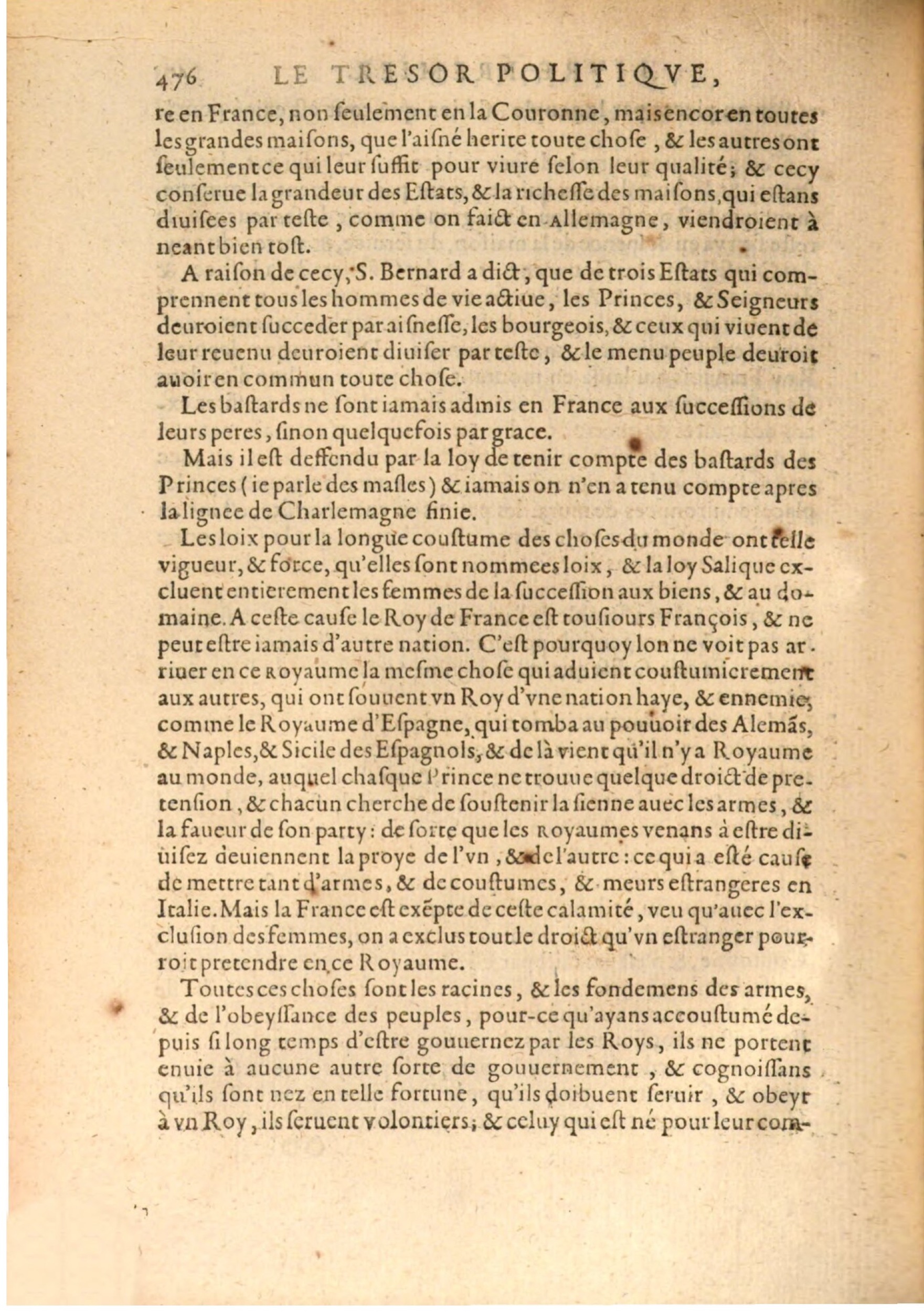 1608 - Nicolas Du Fossé - Trésor politique - BSB Munich