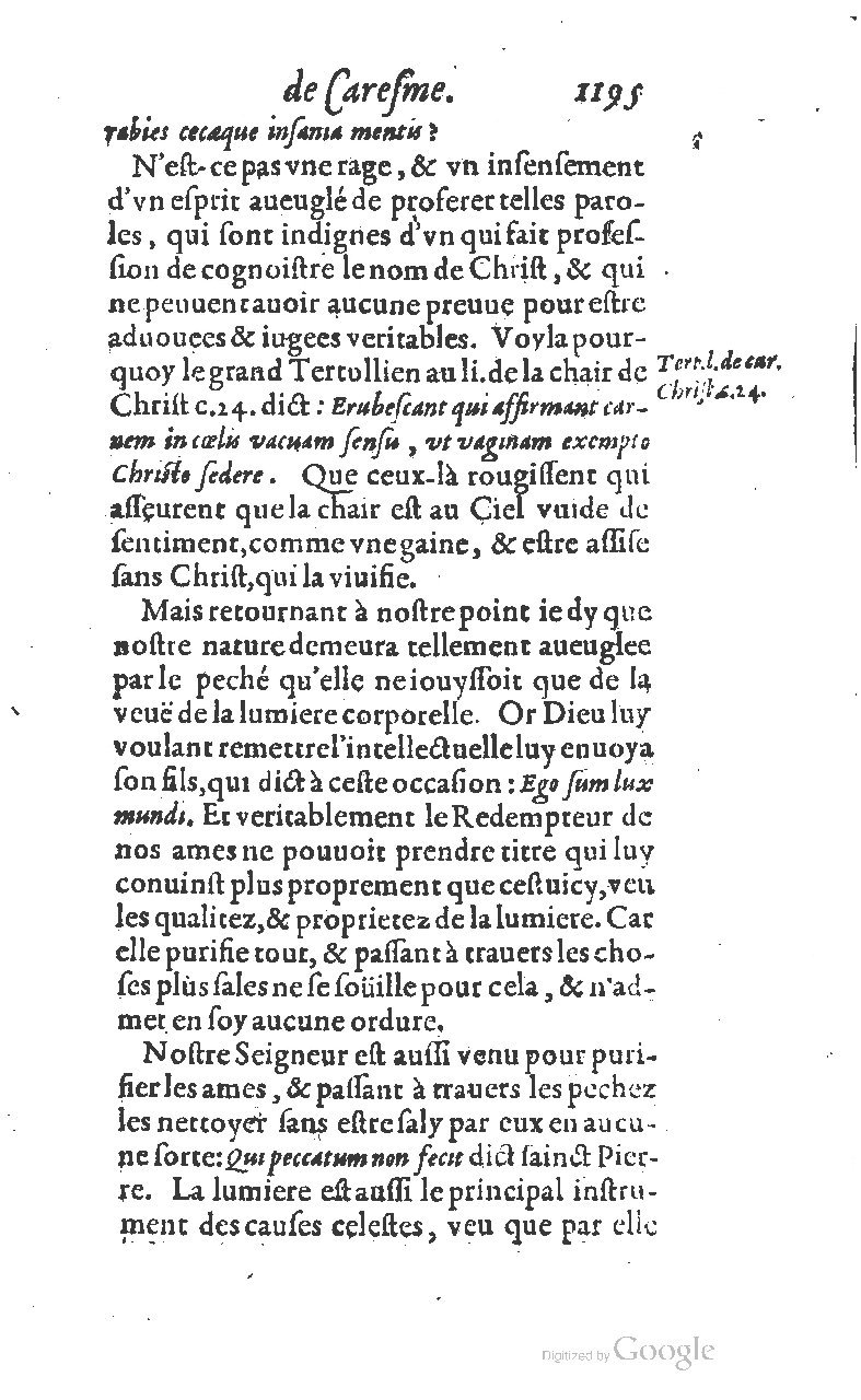 1607 - Nicolas Du Fossé - Trésor quadragésimal - T 01 - BM Lyon
