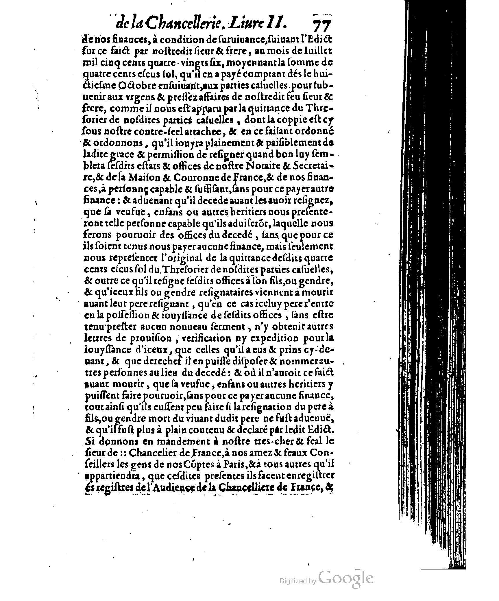 1614 - Jean Richer - Trésor du nouveau style et protocole de la chancellerie de France - BSB Munich