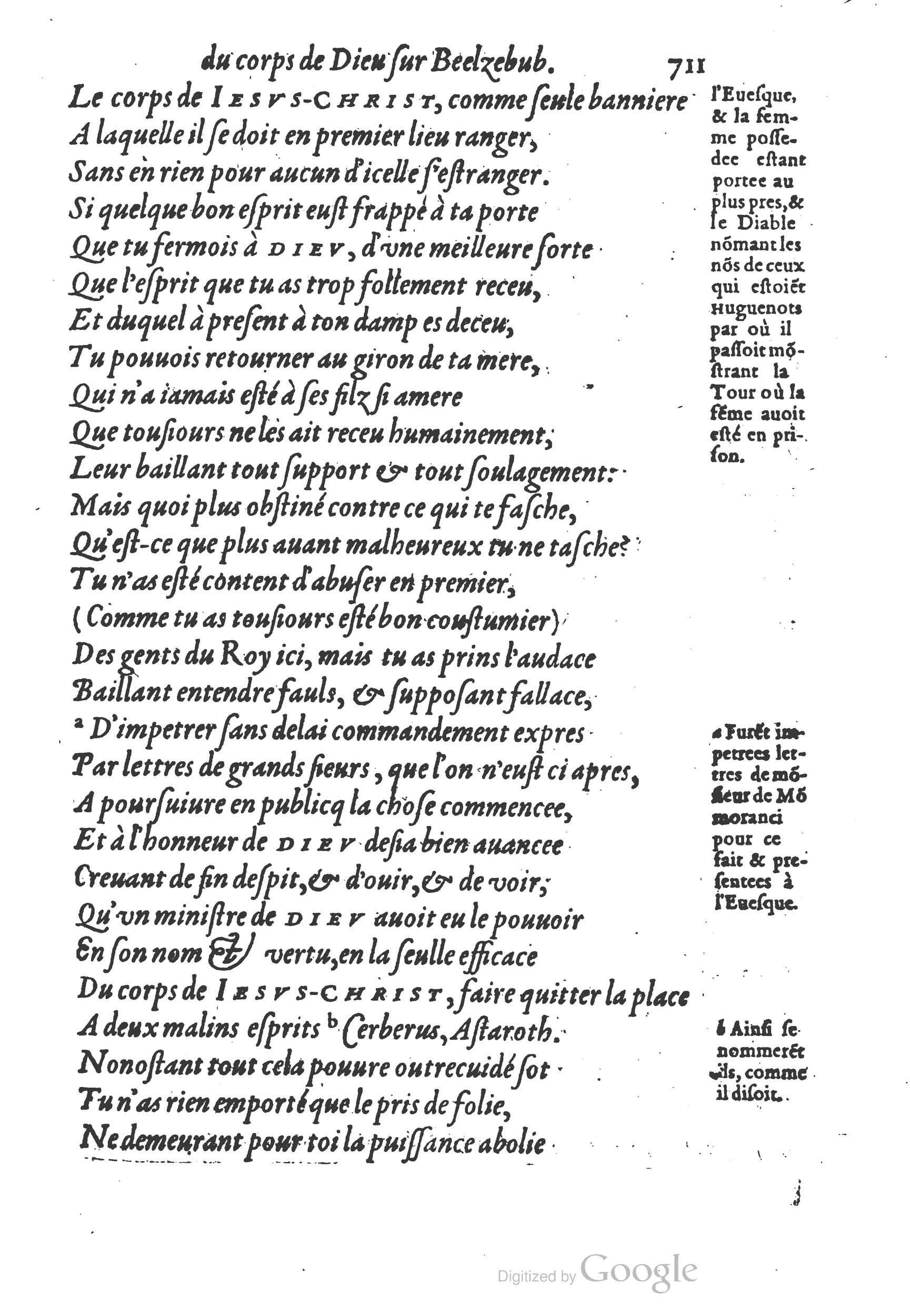1578 - Nicolas Chesneau - Trésor et entière histoire de la triomphante victoire du corps de Dieu sur l’esprit malin - British Library