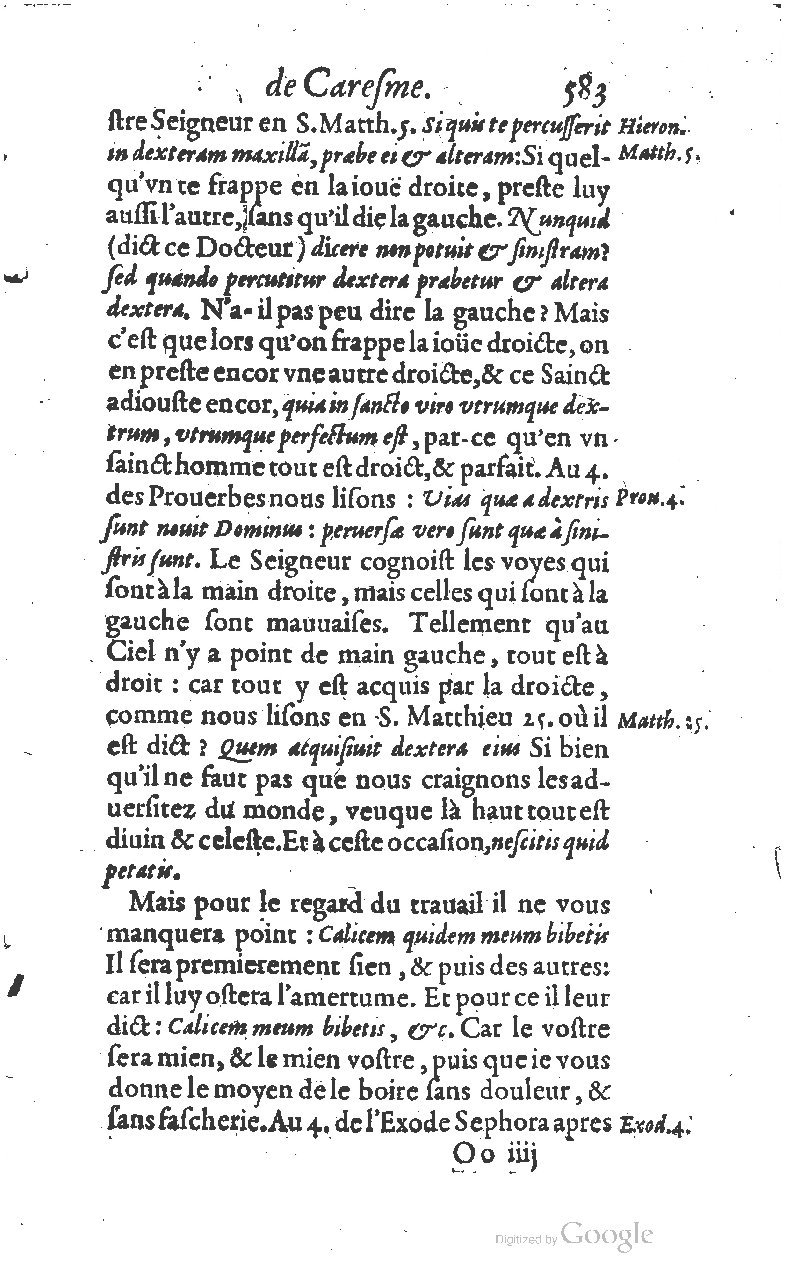 1607 - Nicolas Du Fossé - Trésor quadragésimal - T 01 - BM Lyon
